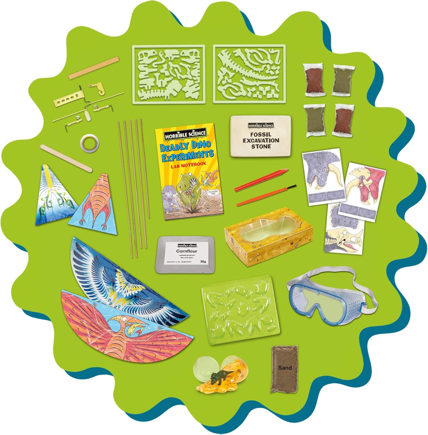 Horrible Science - Deadly Dino Experiments Science Kit for Kids, Age 6-12 5