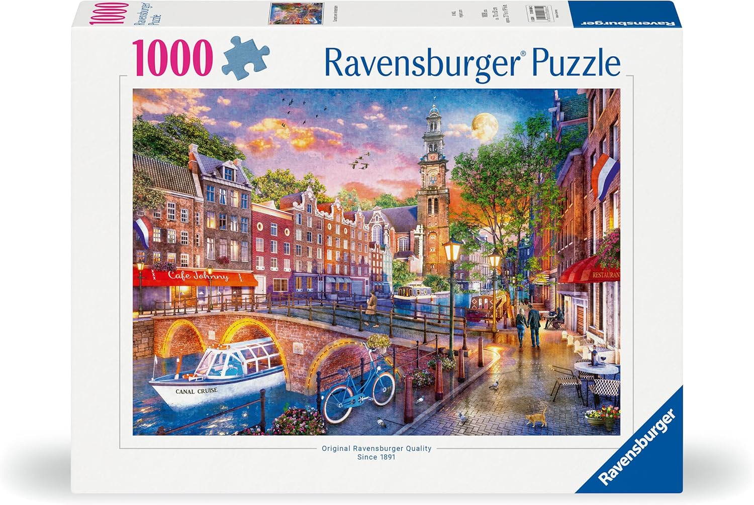 Ravensburger Amsterdam 1000-Piece Jigsaw Puzzle - Historic Cityscape for Adults & Teens 5