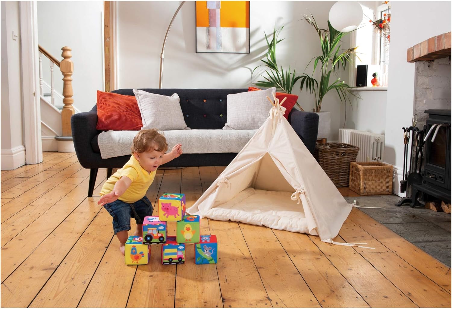 Galt Soft Blocks - Educational Stacking Toy for Babies 6 Months+ 6