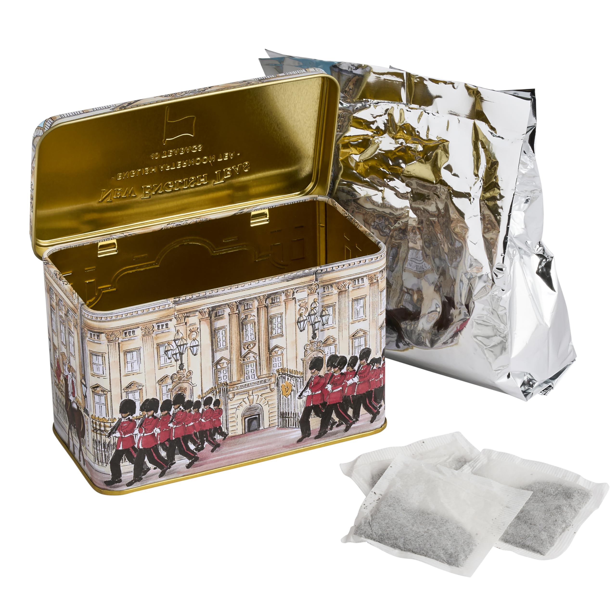 New English Teas Buckingham Palace Tin - English Afternoon Blend, 40 Tea Bags 5