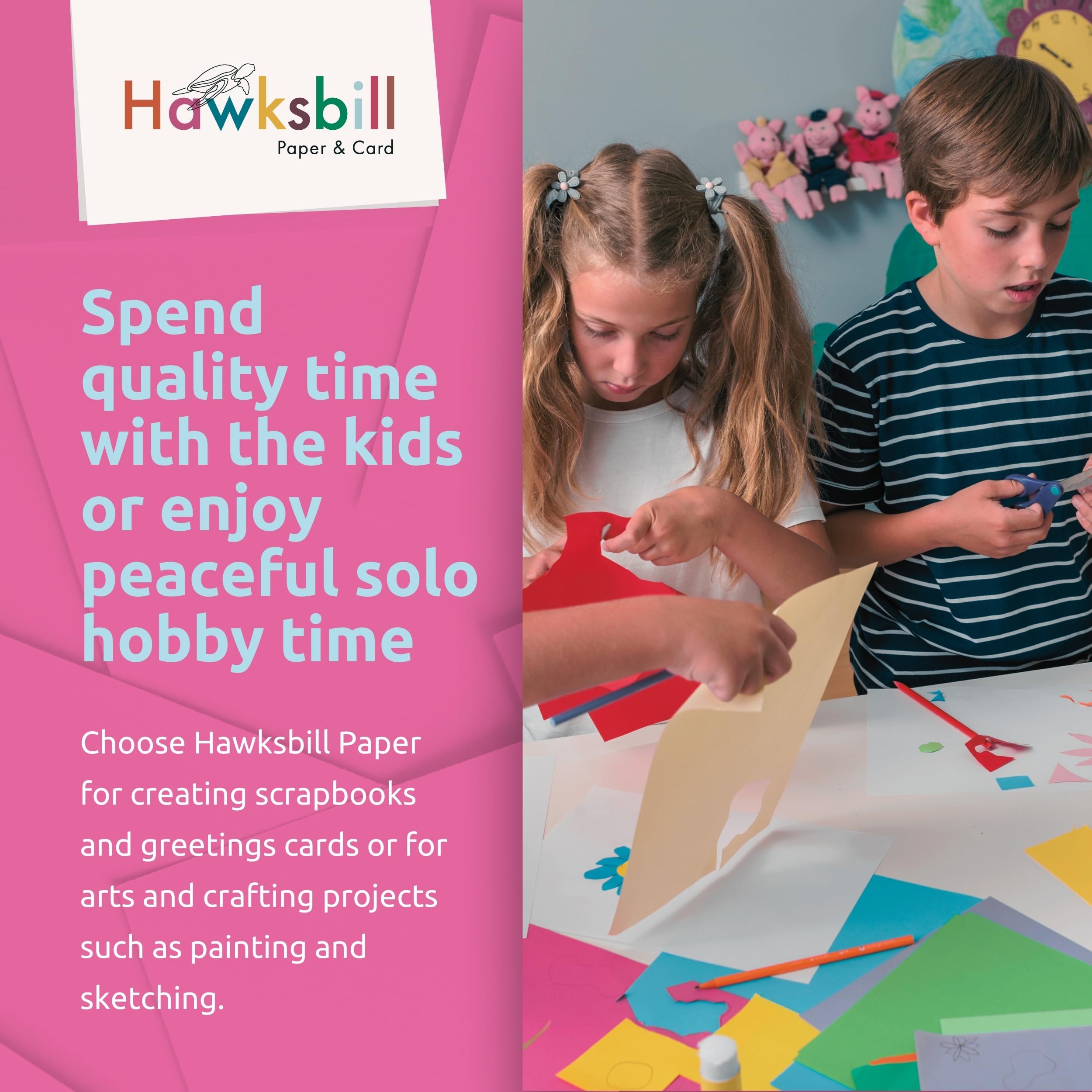 Hawksbill - A3 Black Sketchbook Hardcover Spiral 40 Sheets 150GSM Acid-Free Paper 10