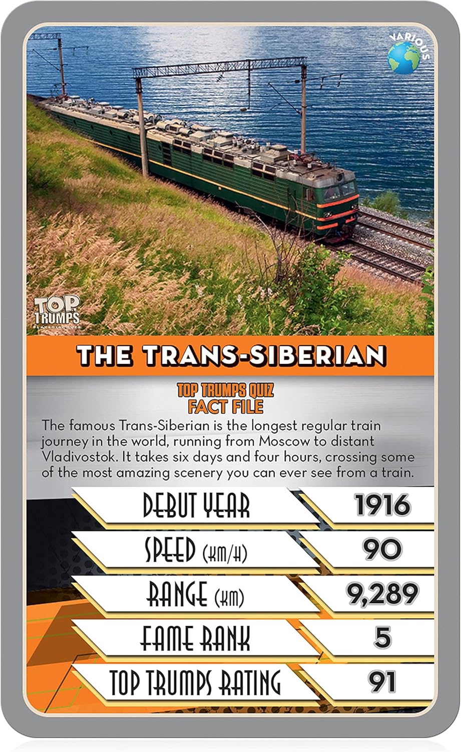 Top Trumps Trains Card Game 5