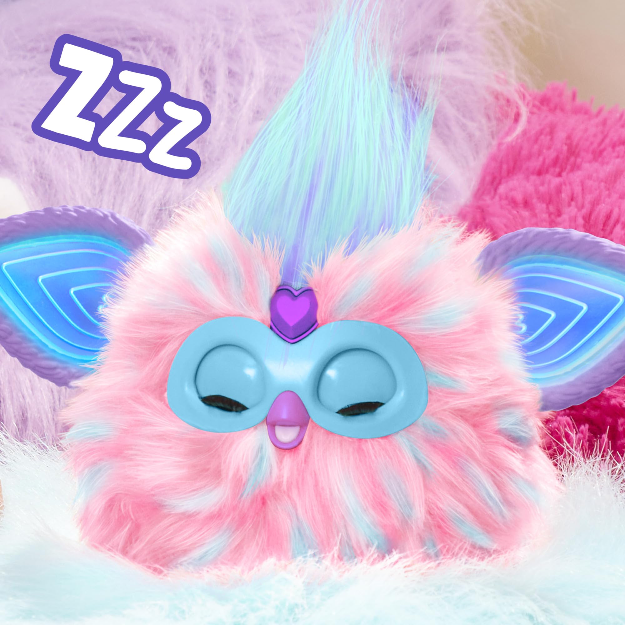 Furby Cotton Candy Pink & Blue Interactive Plush Toy - Voice-Activated Dancing & Talking Pet for Kids 5