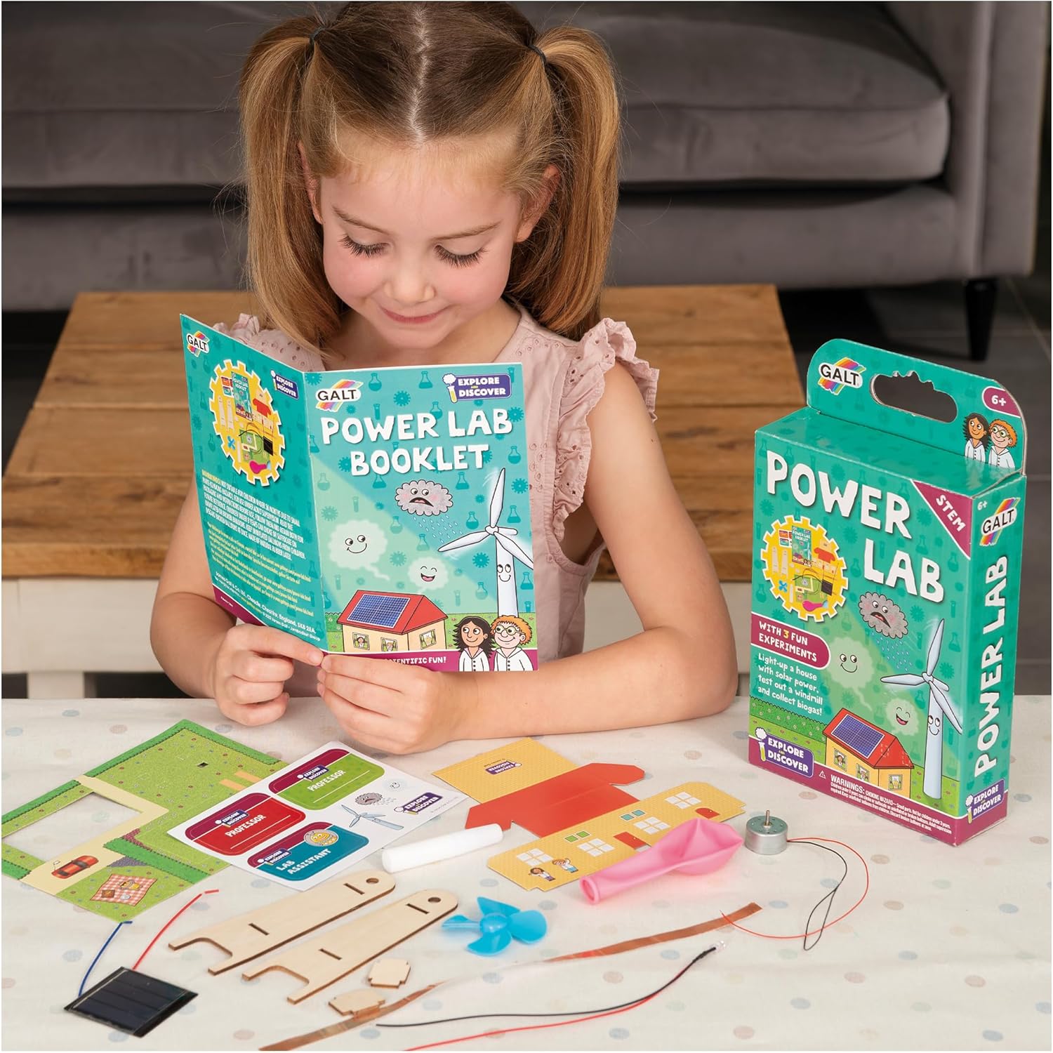 Galt Power Lab Science Kit - Educational STEM Experiments for Kids 6-10 Years 5