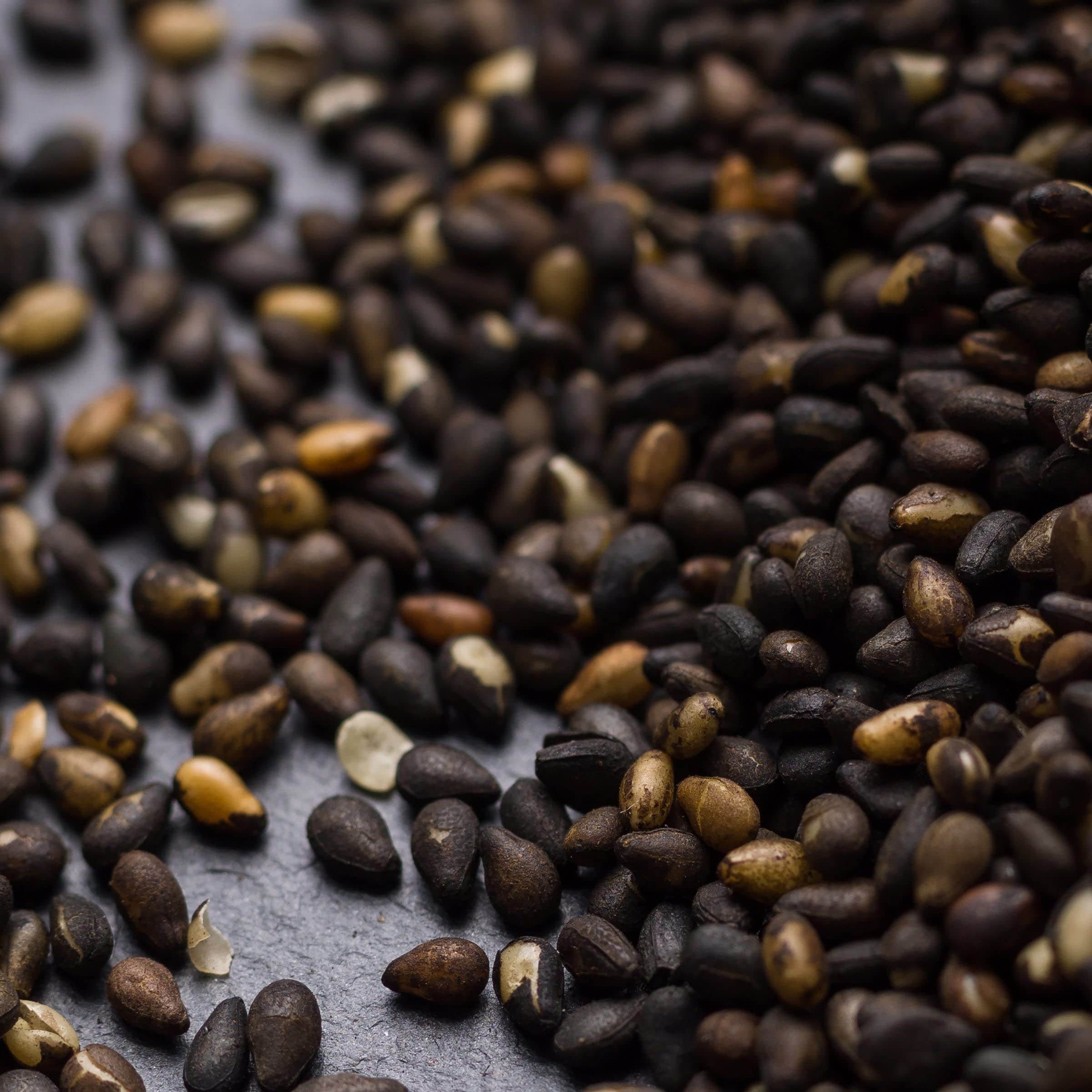 Emma Basic Roasted Black Sesame Seeds - High Fibre Source of Protein | 1 kg