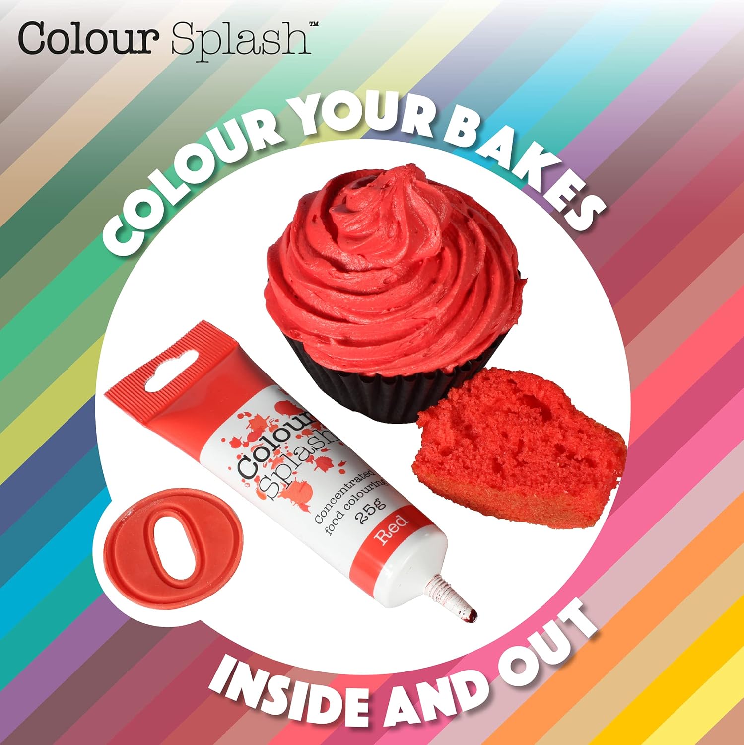 Colour Splash - Food Colouring Gel Green | Highly Concentrated Baking Gel for Icings, Sugarpaste & Cake Mixes 9