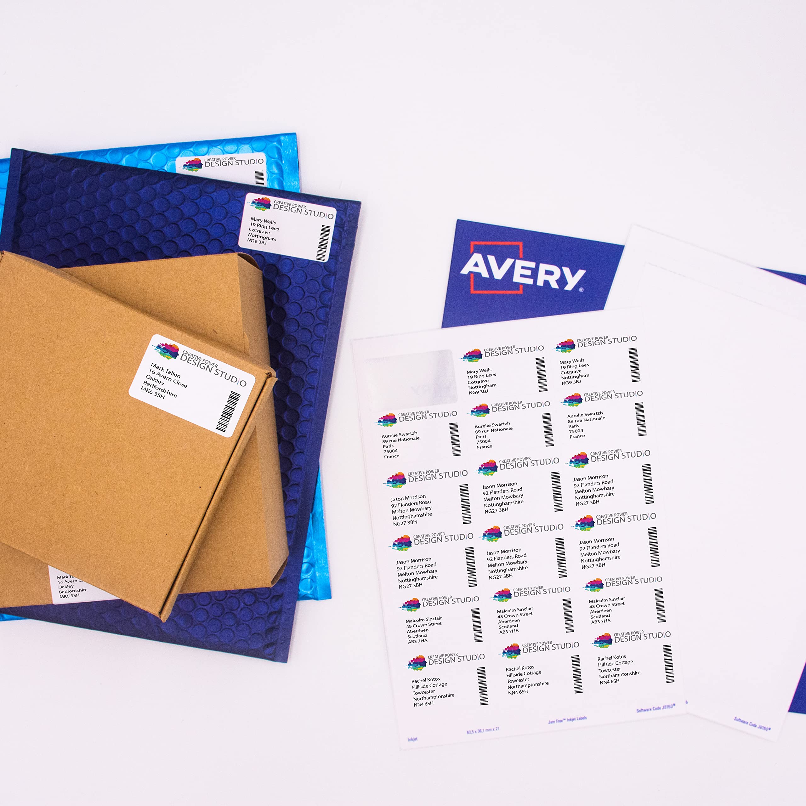 AVERY Smudge Free Printable Address Labels for Inkjet Printers | 63.5 x 38.1 mm | 210 Labels 3
