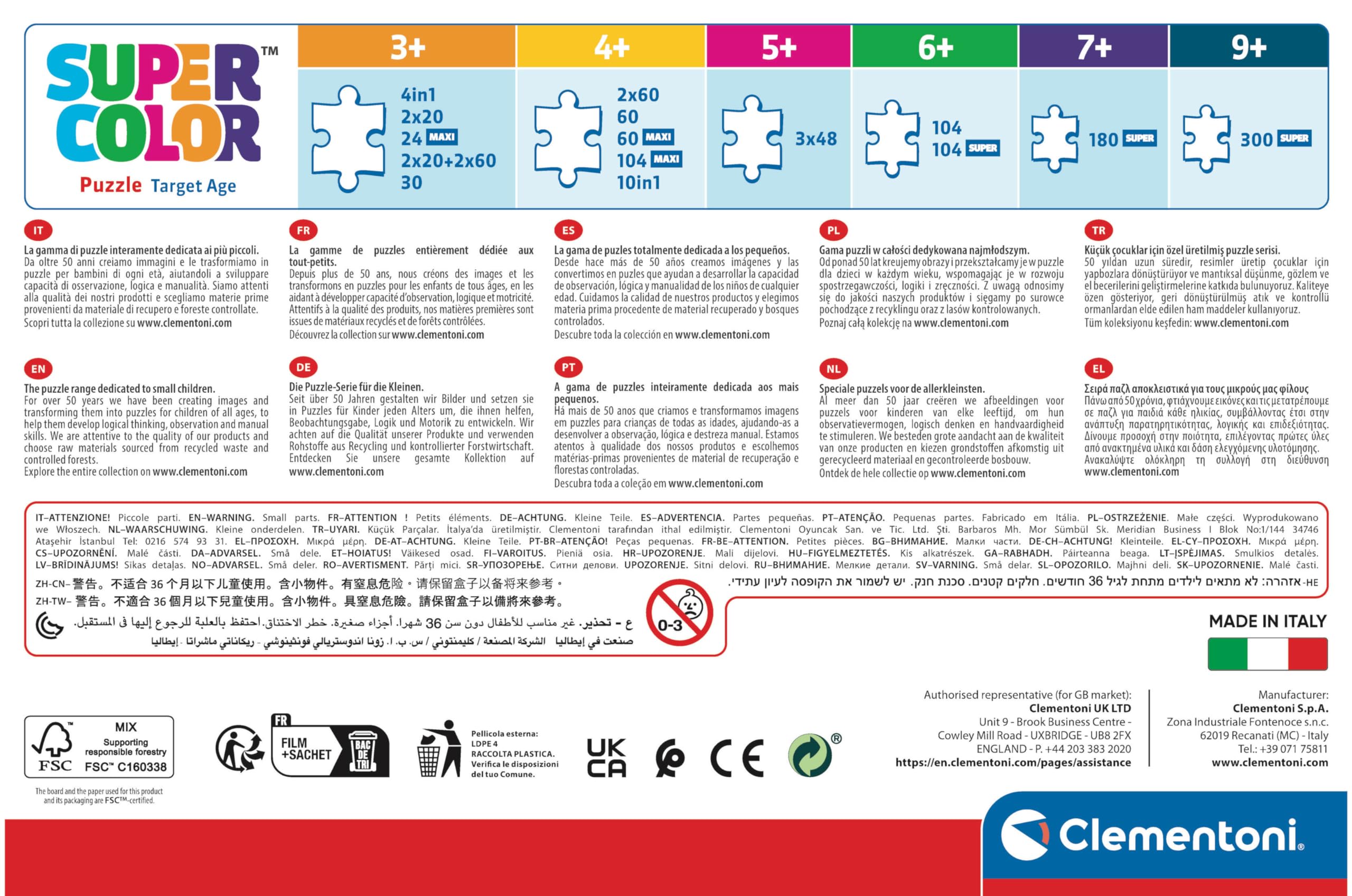 Clementoni Disney Minnie Mouse 2 x 60-Piece Jigsaw Puzzle - Educational Kids Activity for Ages 4-6 4