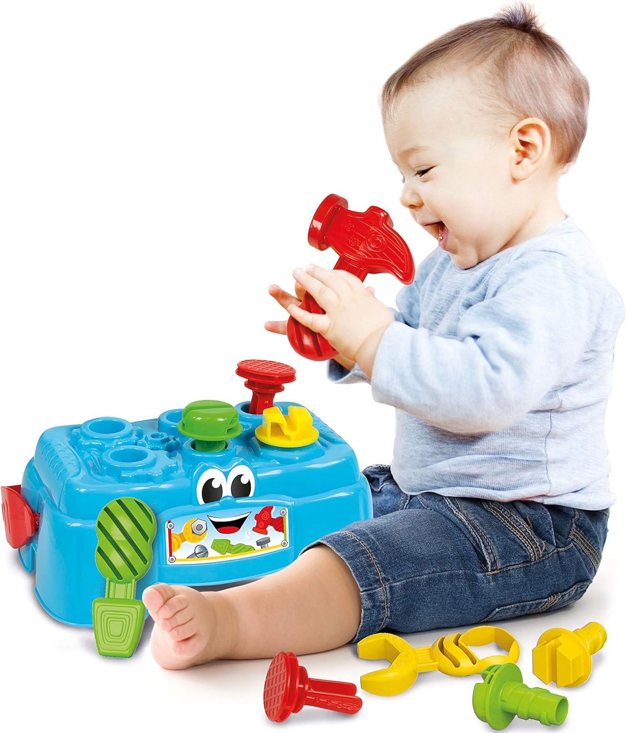 Clementoni Baby Work Bench - Educational Tool Playset for Toddlers 24M+ 7