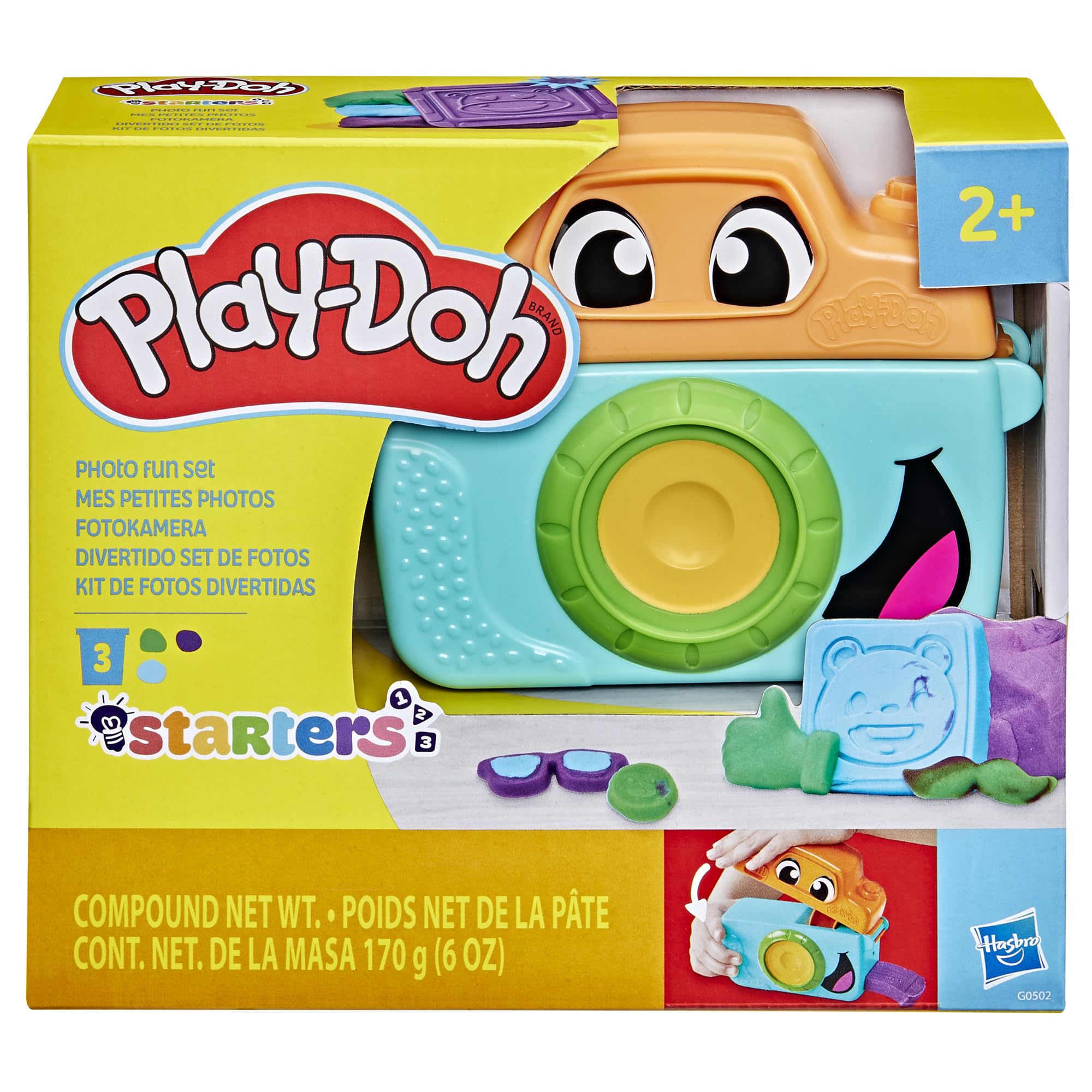Play-Doh Photo Fun Toy Camera Starter Set - Squeeze & Stamp Animal Faces for Ages 2+ 8