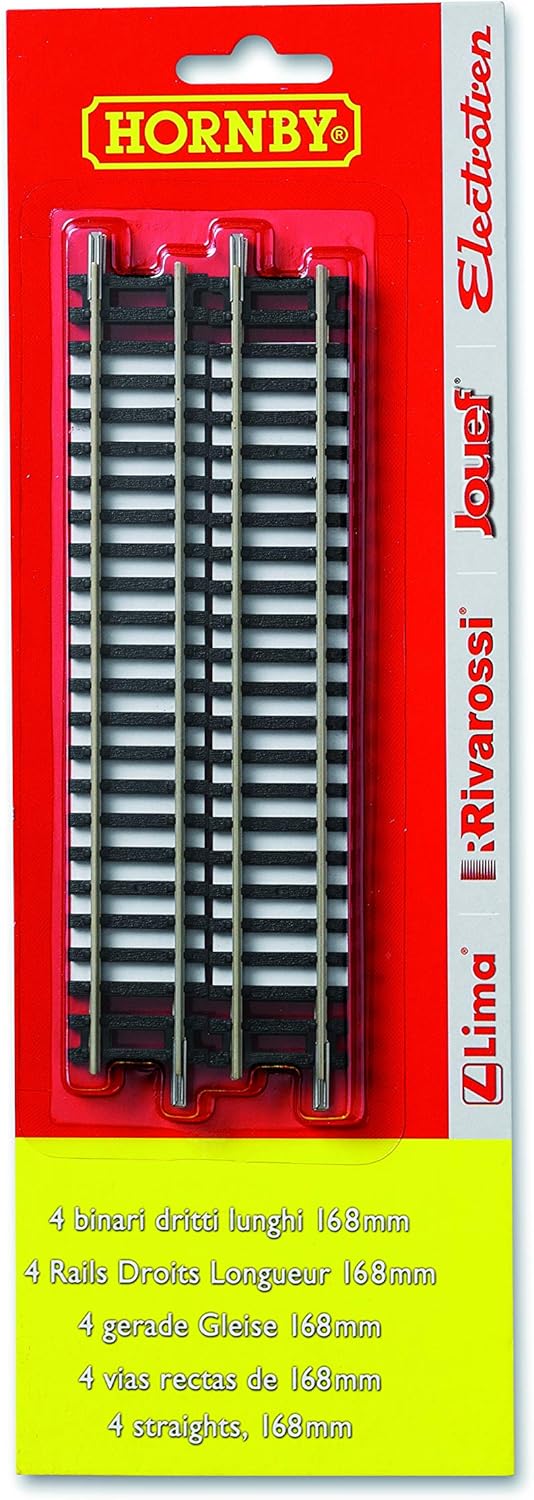 Hornby HT8300 R600 Straight Track x 4 BLISTER PK Track Accessory