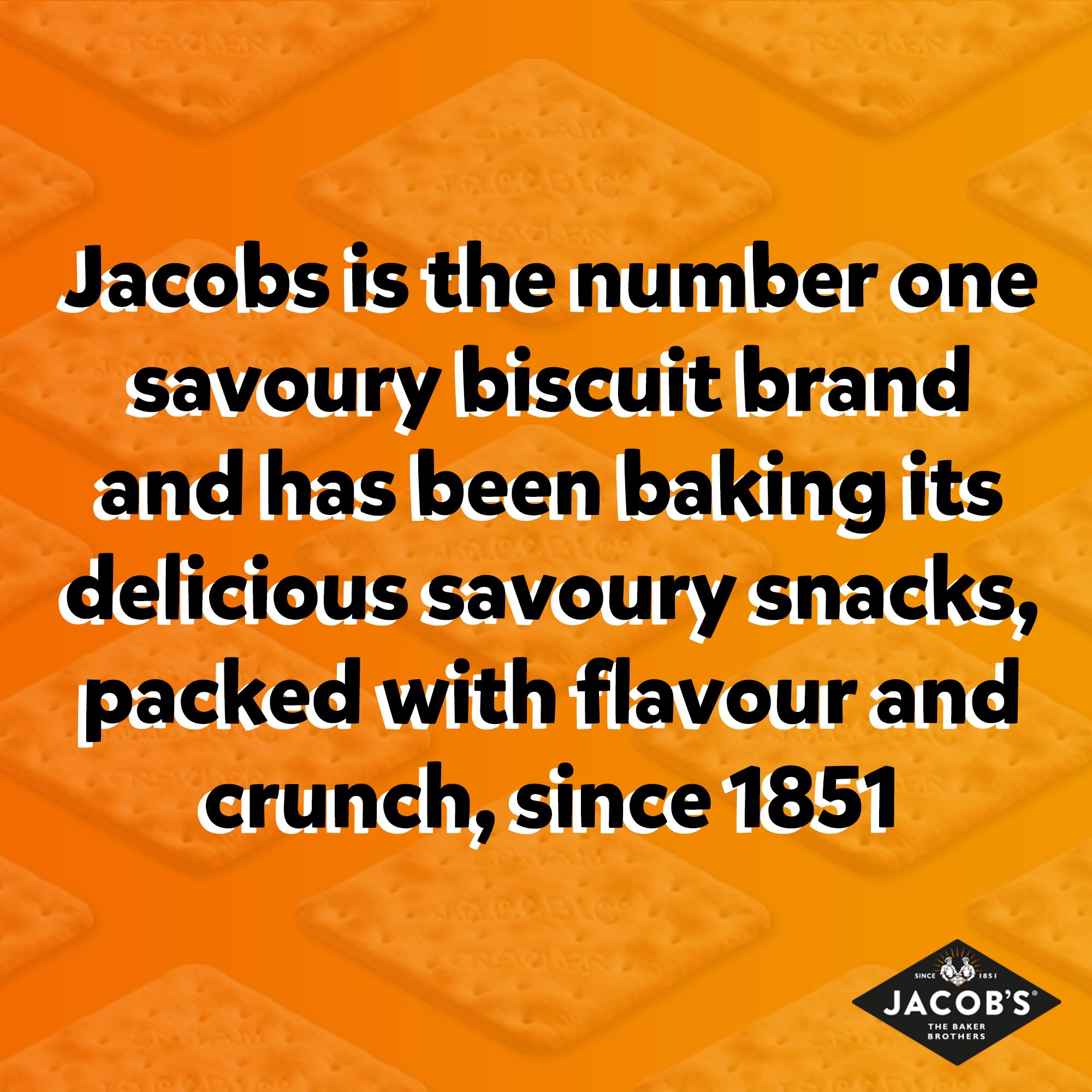 Jacob's Crispbreads Mixed Grain Crackers, 20 Crackers (5 Packs of 4), 190g 6