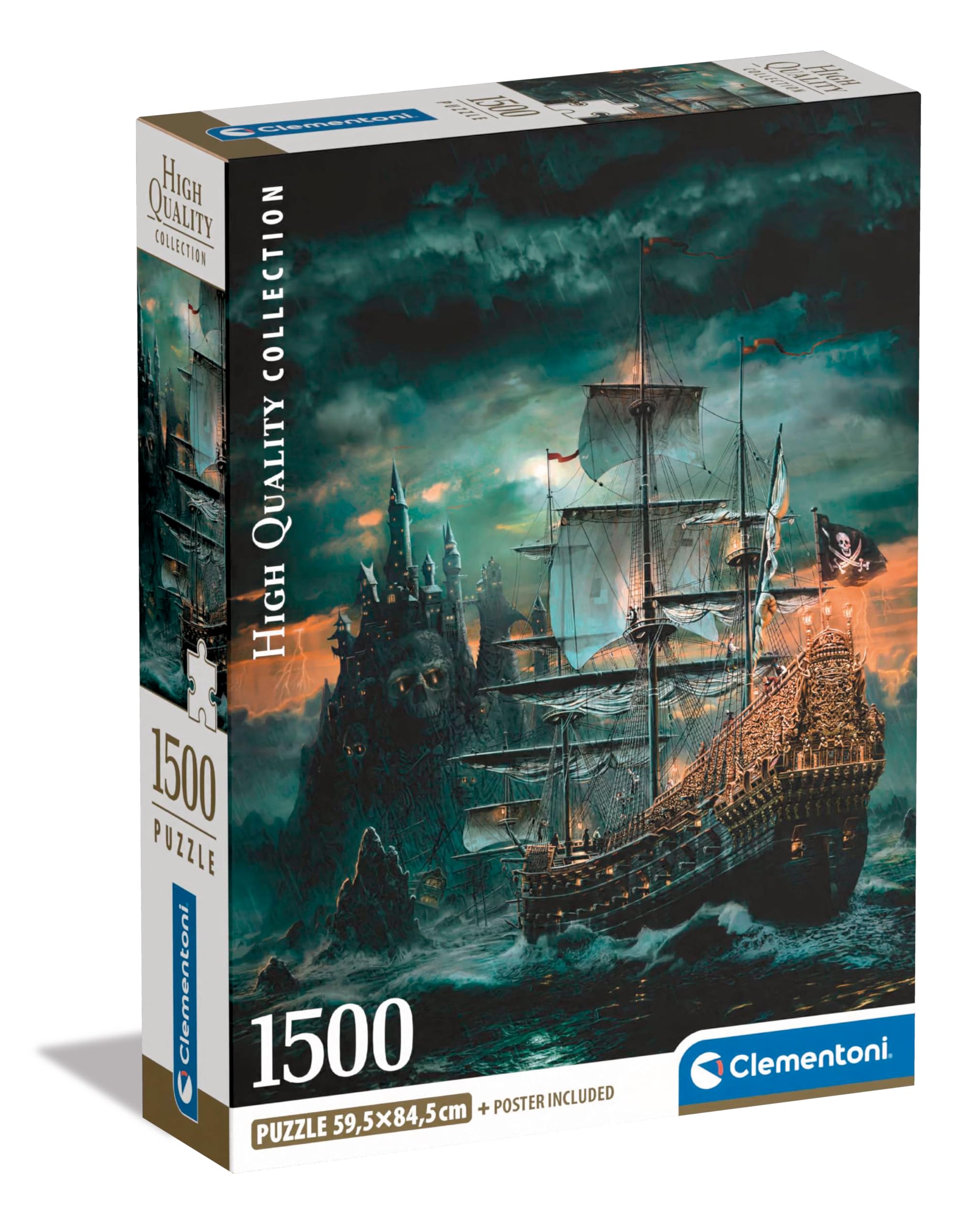 Clementoni Jigsaw Puzzle Collection - The Pirates Ship 1500 Pieces