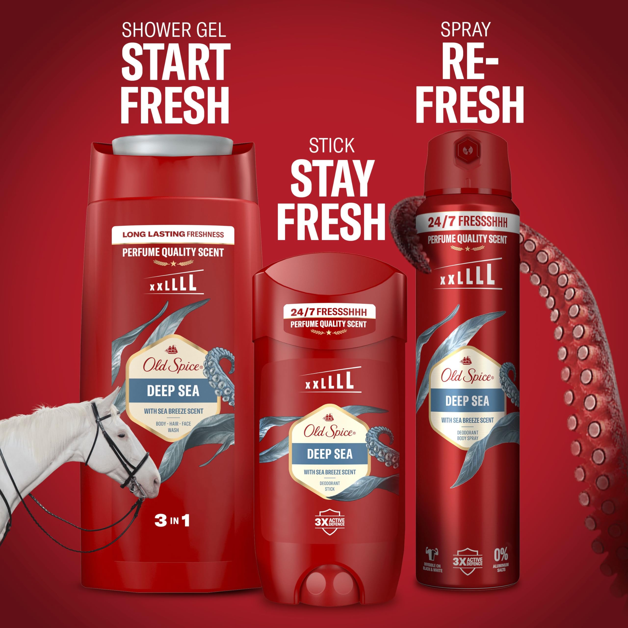 Old Spice Deep Sea Men's Deodorant Stick (85ml) 7