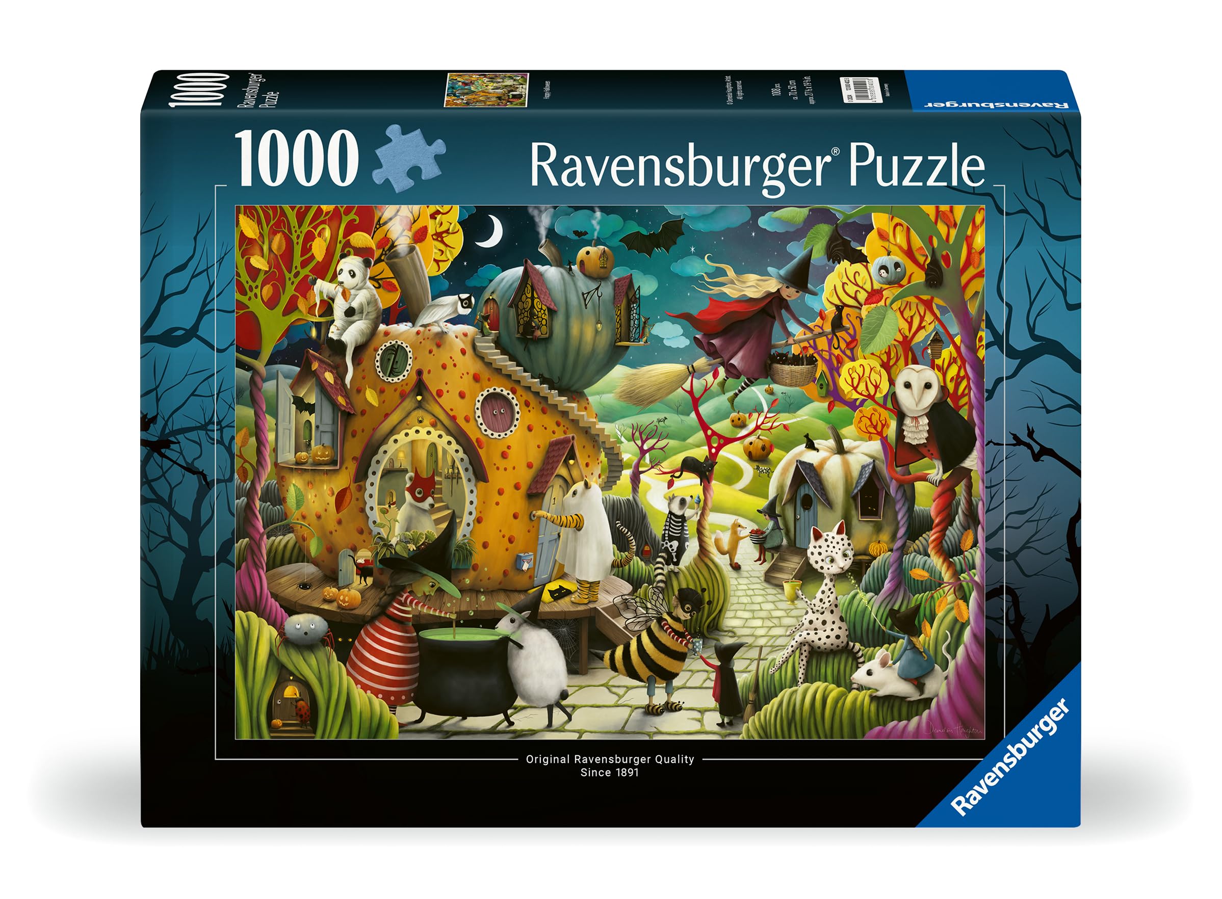 Ravensburger Happy Halloween 1000-Piece Jigsaw Puzzle - Premium Quality Puzzle for Adults & Kids 12+ 5