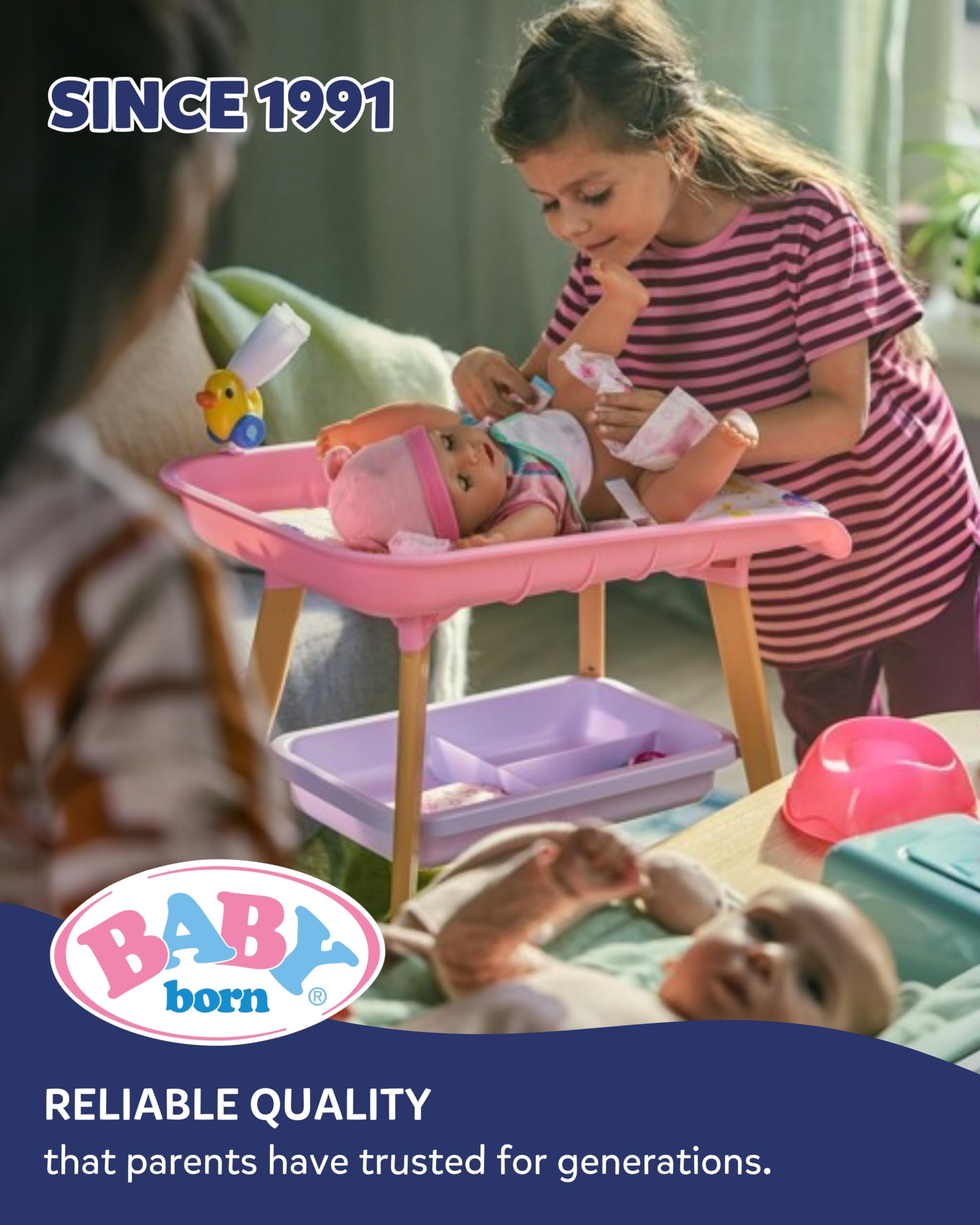 BABY born Mermaid - 43cm Colour-Changing Tail Doll with Sparkly Tiara 5