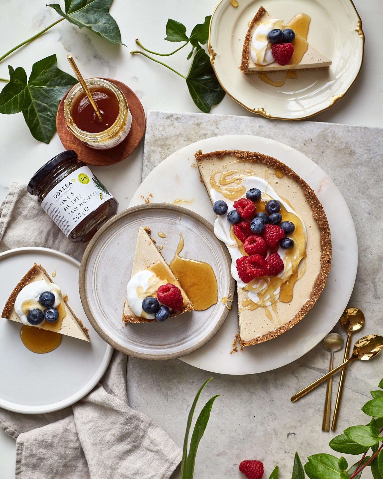 Odysea Wild Thyme and Fragrant Herb Raw Greek Honey, 480g