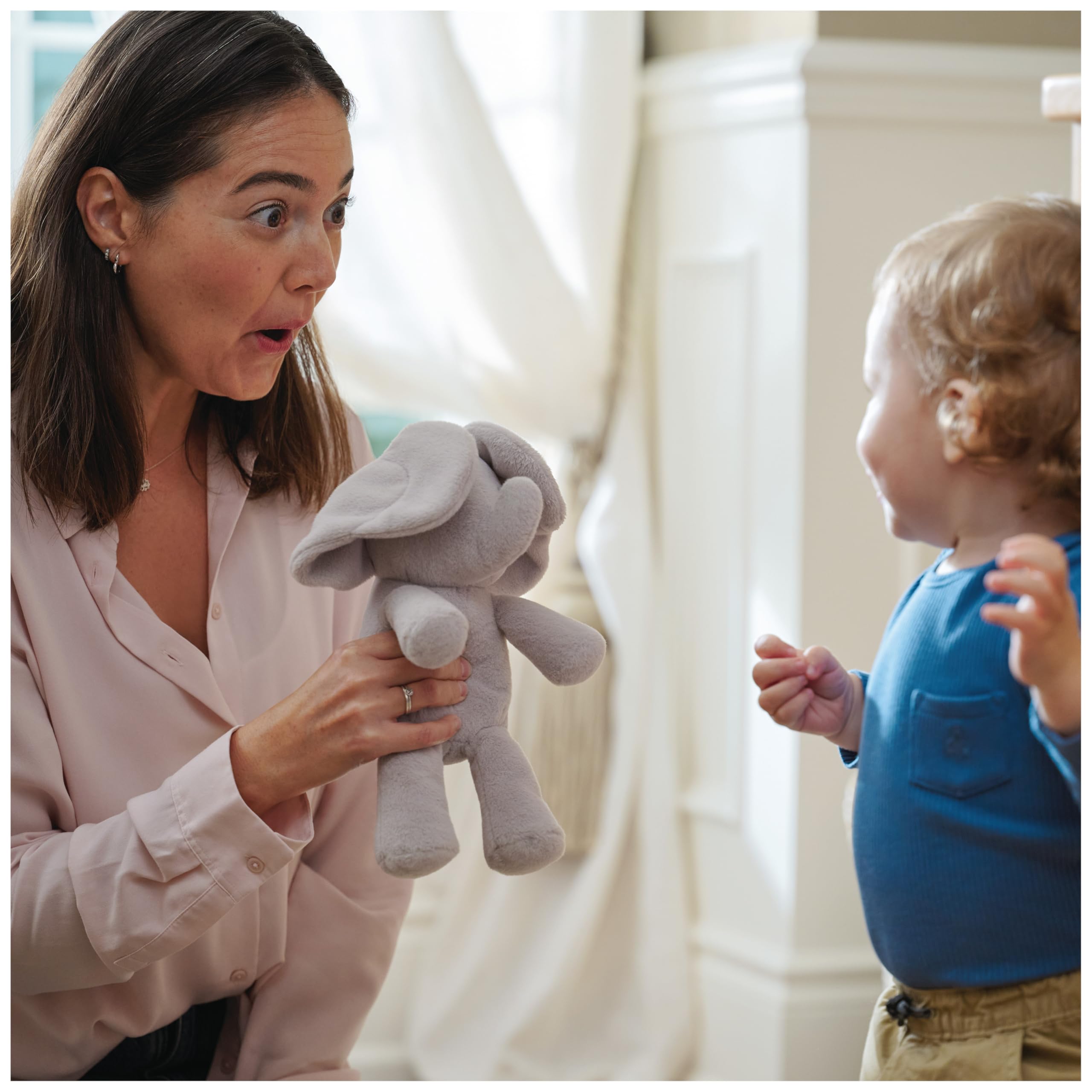 GUND Baby Peek-a-Boo Flappy Elephant Plush - Interactive Stuffed Animal for 6 Months and Up 12