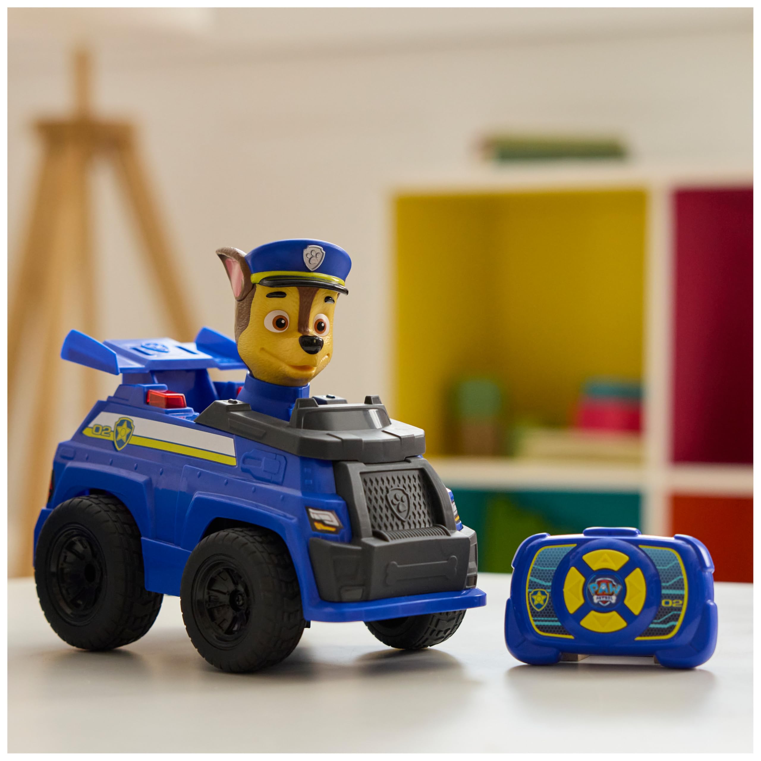 Paw Patrol Chase RC Action Cruiser - Remote Control Car with LED Lights, Ages 3-9 8