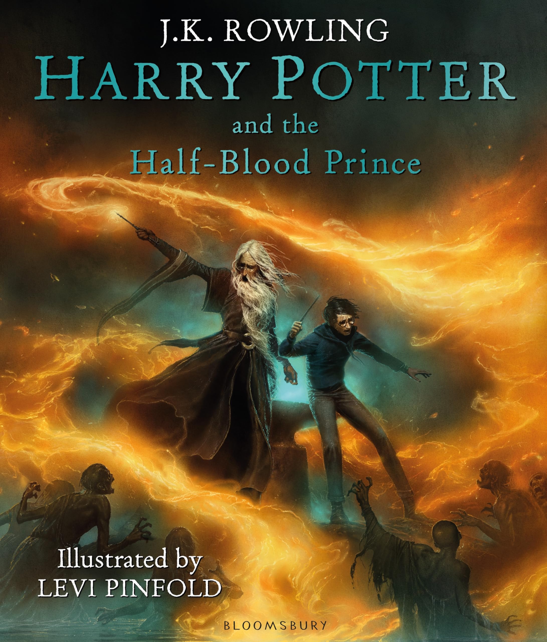 Bloomsbury Harry Potter and the Half-Blood Prince Illustrated Edition Hardcover by J.K. Rowling
