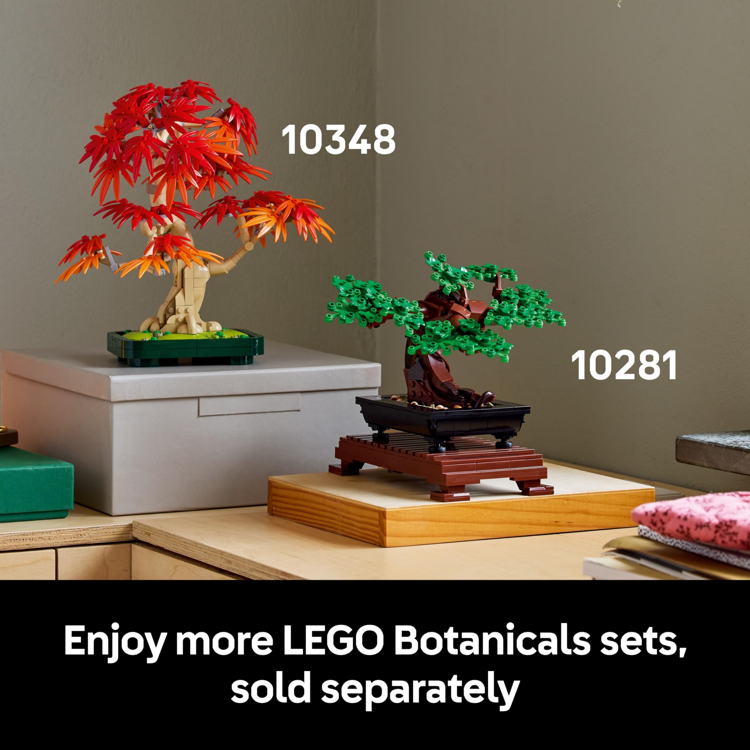 LEGO Botanicals Japanese Red Maple Bonsai Tree - Adult Building Set with Autumn-Colored Leaves 7