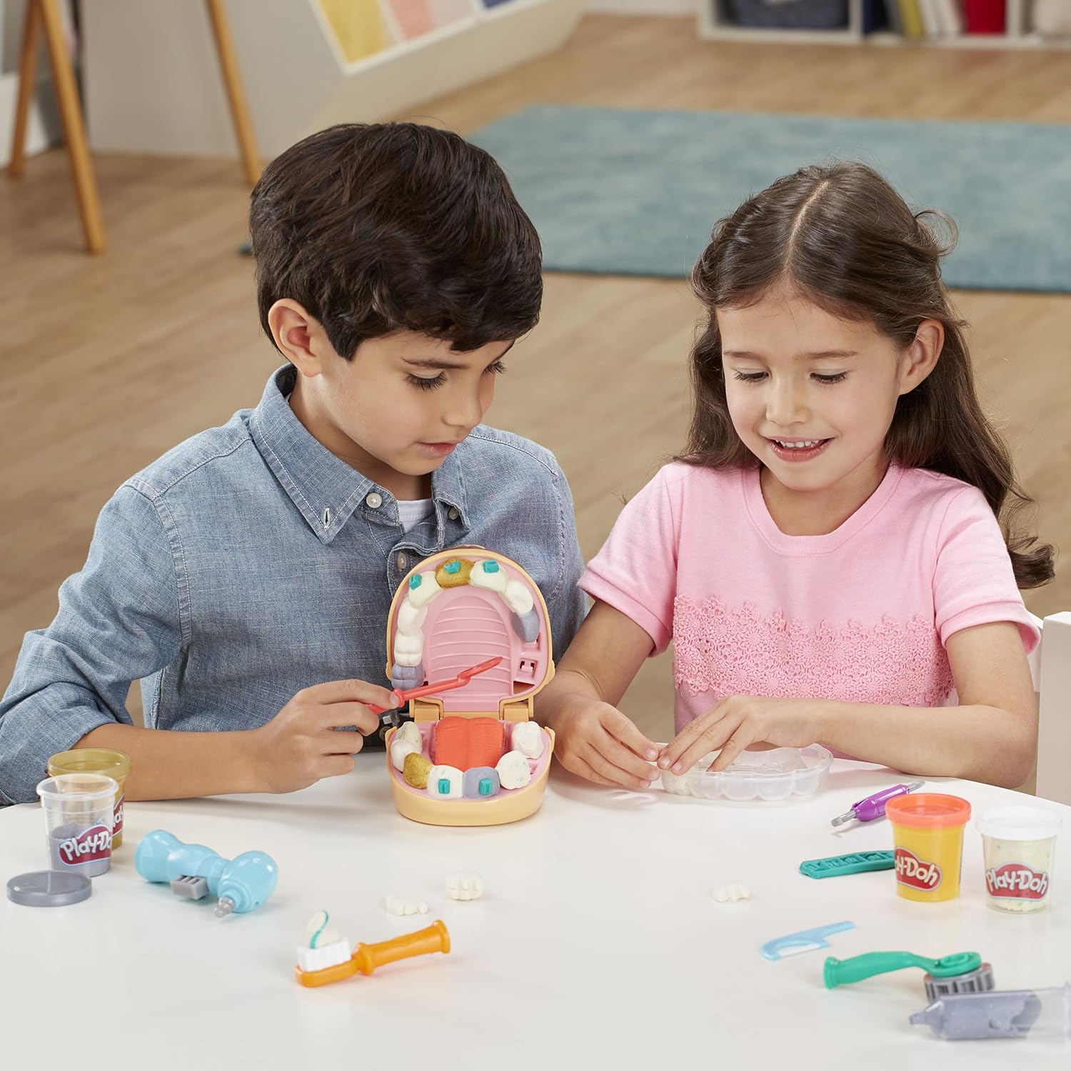 Play-Doh Drill 'n Fill Dentist - Pretend Play Dental Set for Kids 3+ 10