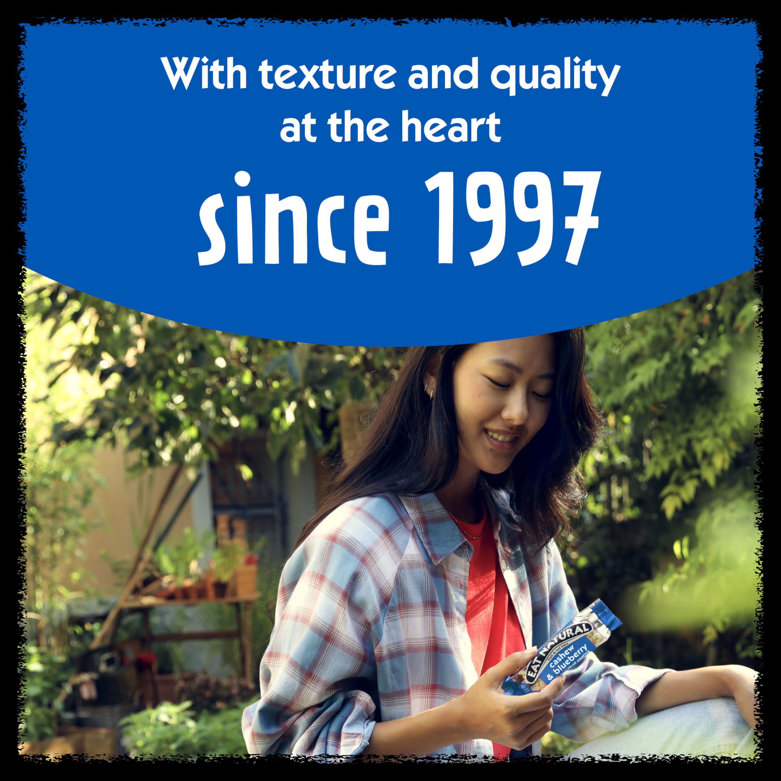 Eat Natural - Cashew & Blueberry with Yoghurt Coating Fruit & Nut Bars (12 x 40g) 7