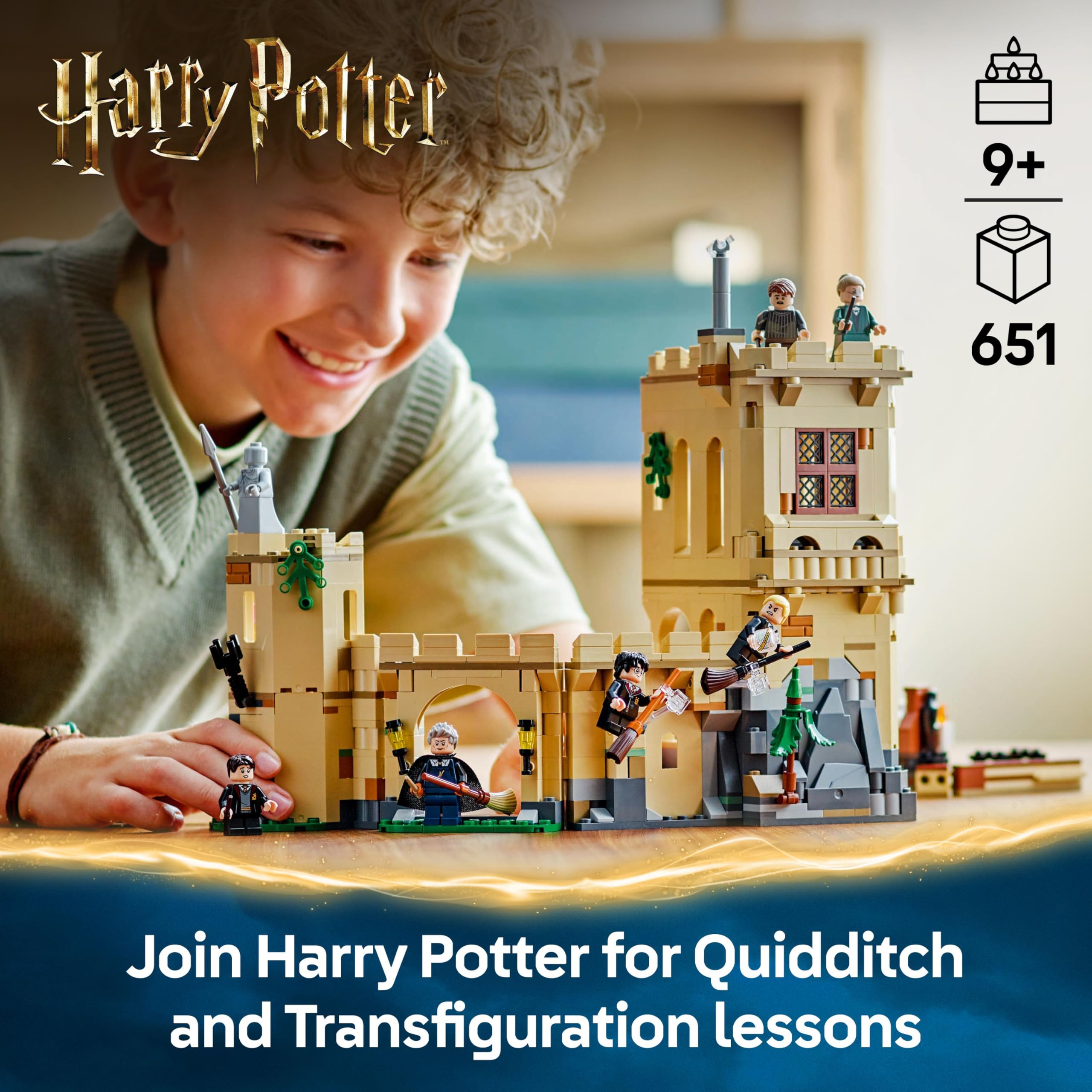 LEGO Harry Potter Hogwarts Castle: Flying Lessons Set 76447 | Ages 9+ 2