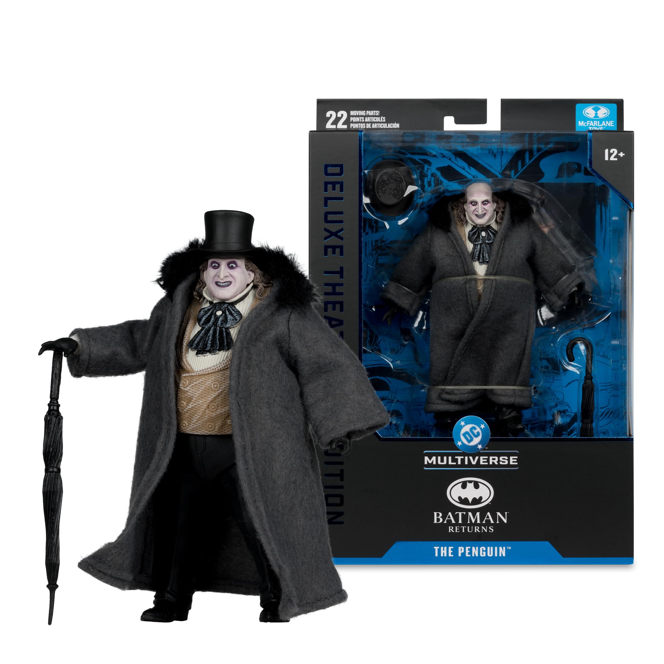 McFarlane DC Multiverse The Penguin (Batman Returns) 7in Action Figure - Ultra Articulated Collectible 14