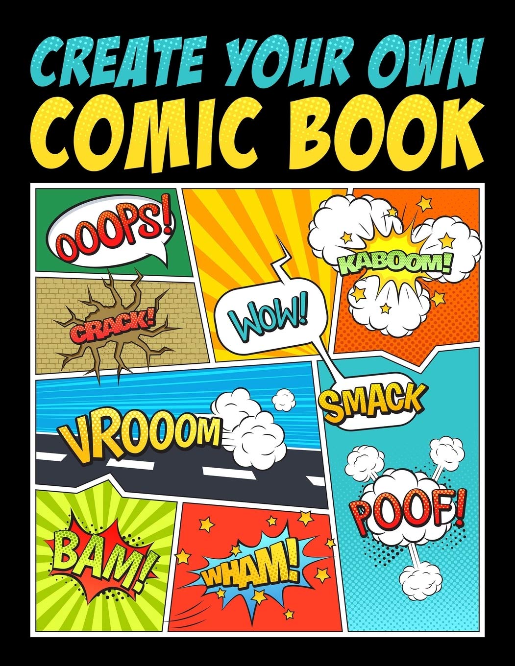 Gray & Gold Publishing Create Your Own Comic Book - Paperback | 102 Pages | 2019 Release