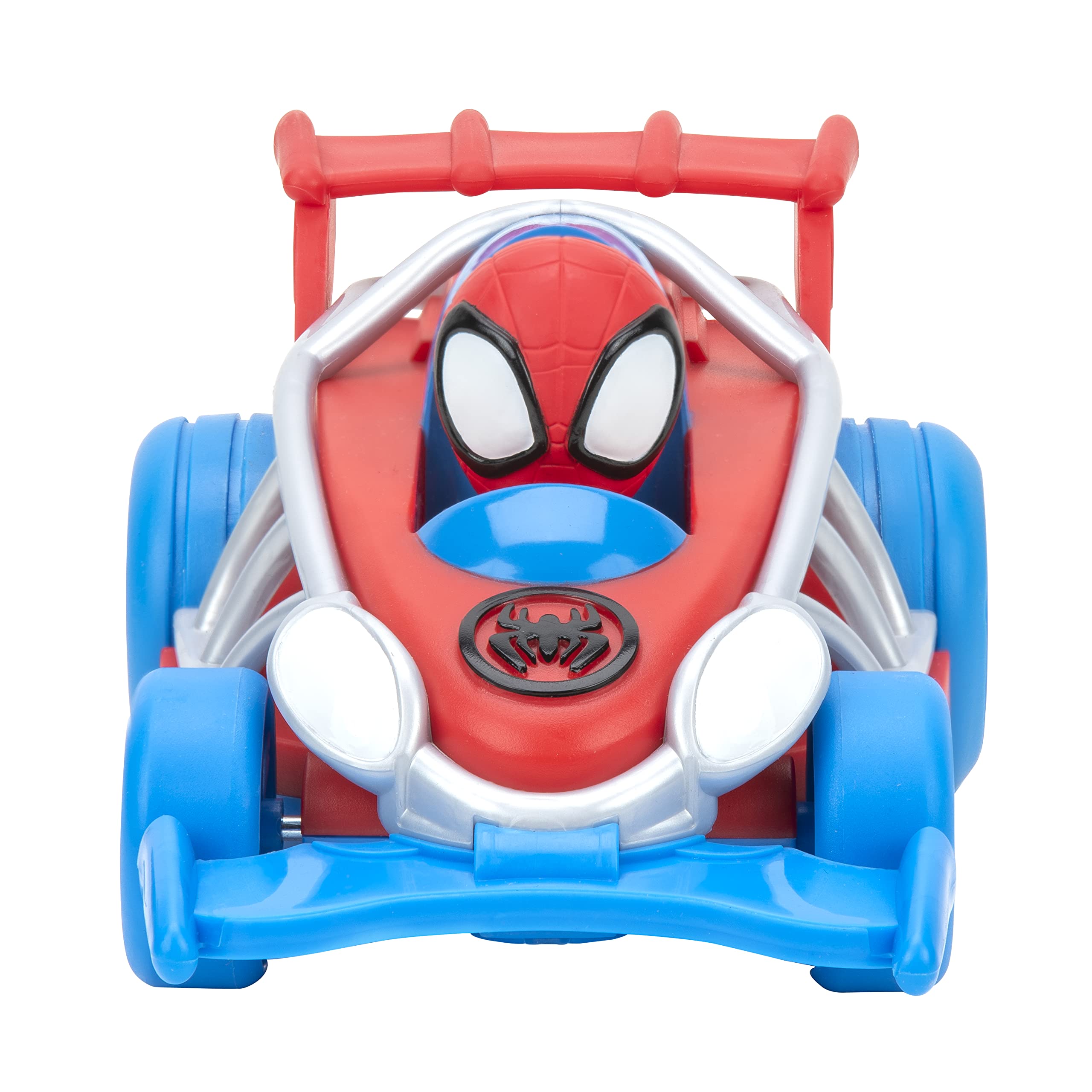 Spidey and his Amazing Friends Webbed Wheelie Pull Back Vehicle with Spidey Figure (SNF0015)