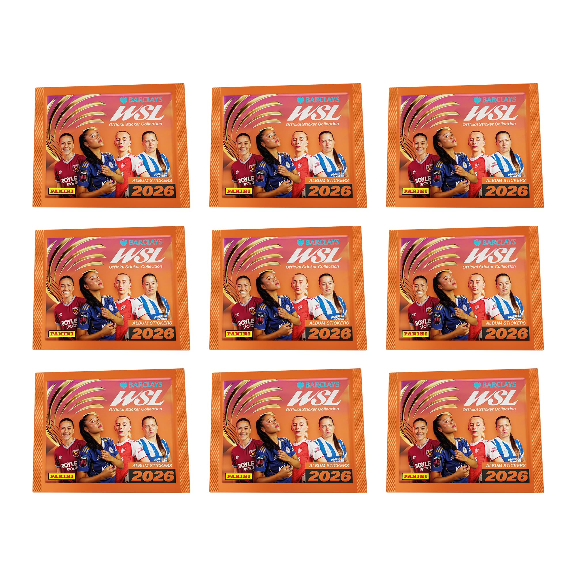 Panini Barclays Women’s Super League Official Sticker Collection 2026 - Pocket Tin | 535 Stickers to Collect