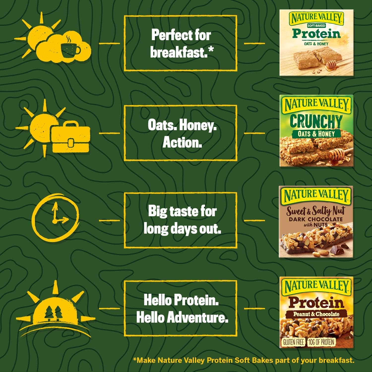 Nature Valley Oat & Chocolate Cereal Bars - 50 Bars (Pack of 5 x 10) 10