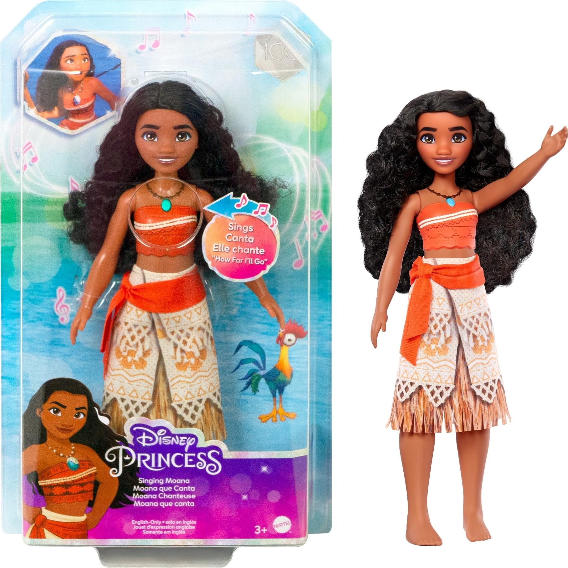 Disney Princess Moana Singing Doll - Musical Interactive Doll with Signature Outfit & Song 6