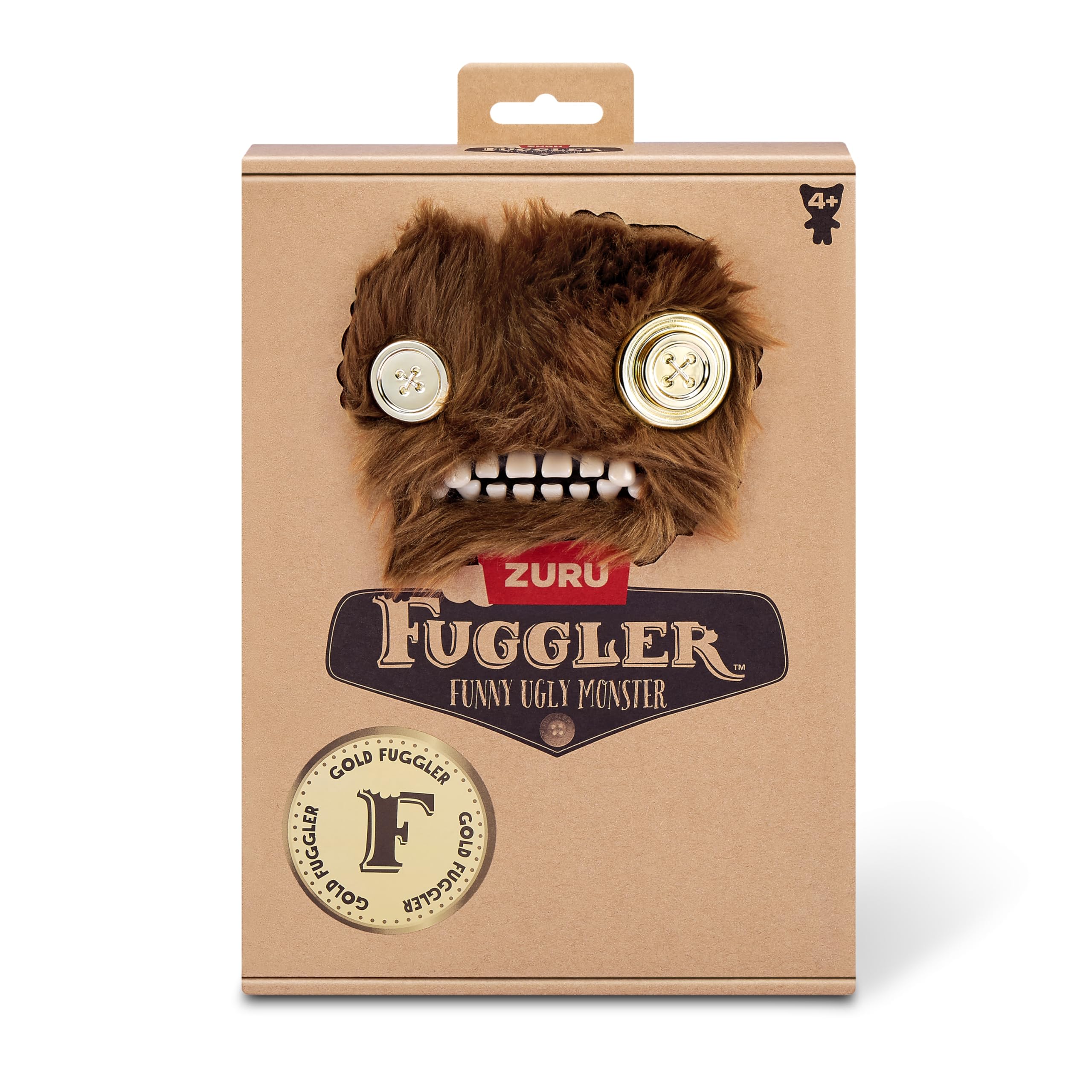 Fuggler Gold Fuggs by ZURU - Funny Ugly Monster Plush Collectible Toy 4