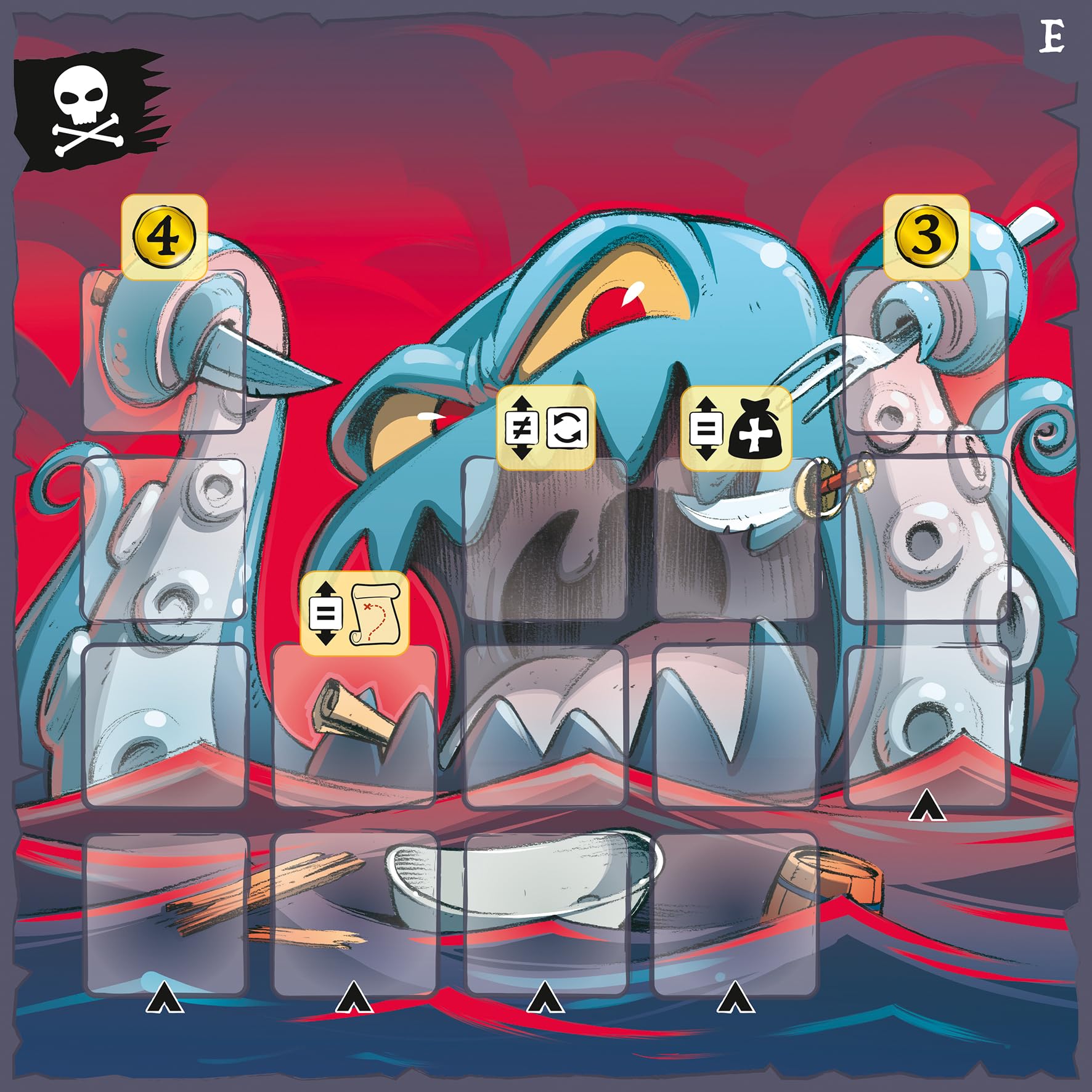 Asmodee Captain Flip: In den Fängen des Kraken Expansion