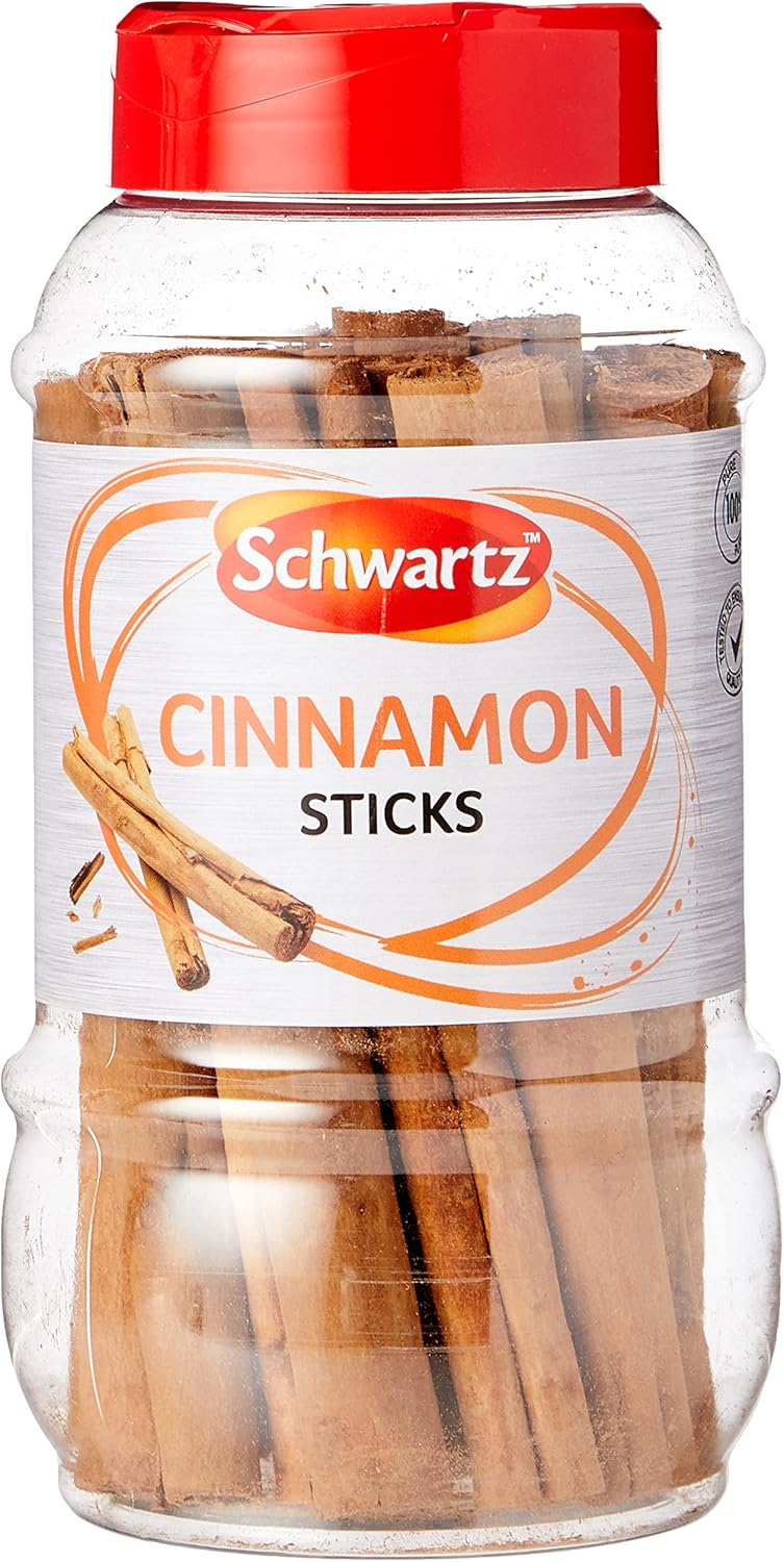 Schwartz Cinnamon Sticks - Sweet and Aromatic Whole Spices, 180 g