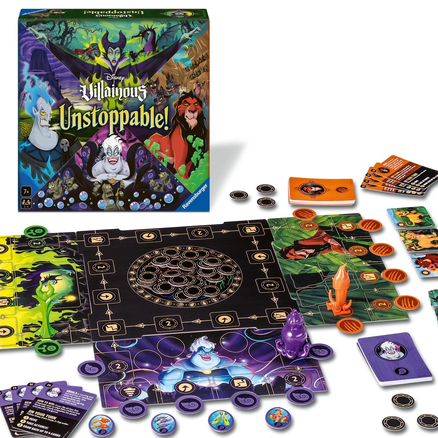 Ravensburger Disney Villainous Unstoppable Strategy Board Game 7