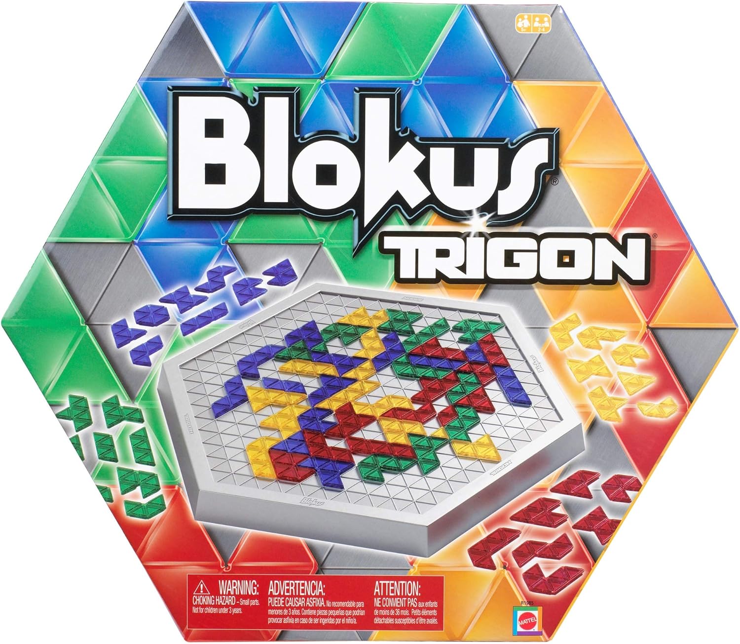 Mattel Games Blokus Trigon Board Game