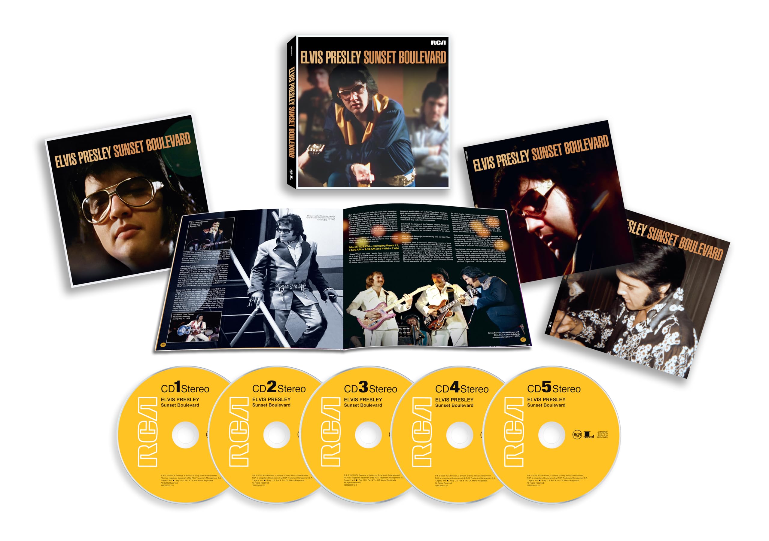 Elvis - Sunset Boulevard (5CD Box Set)