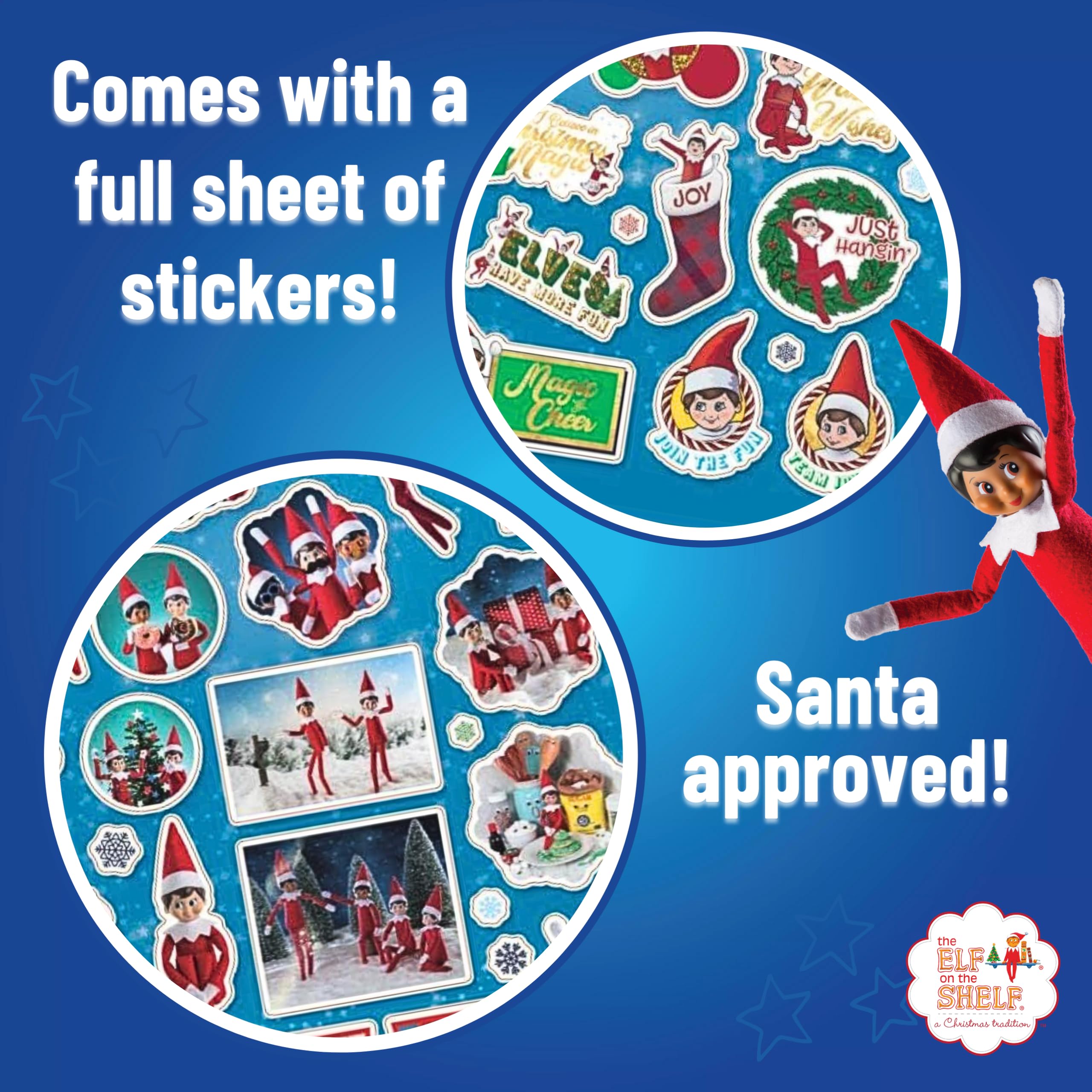 Elf on the Shelf Sticker Colouring Book - Christmas Activity for Kids 10