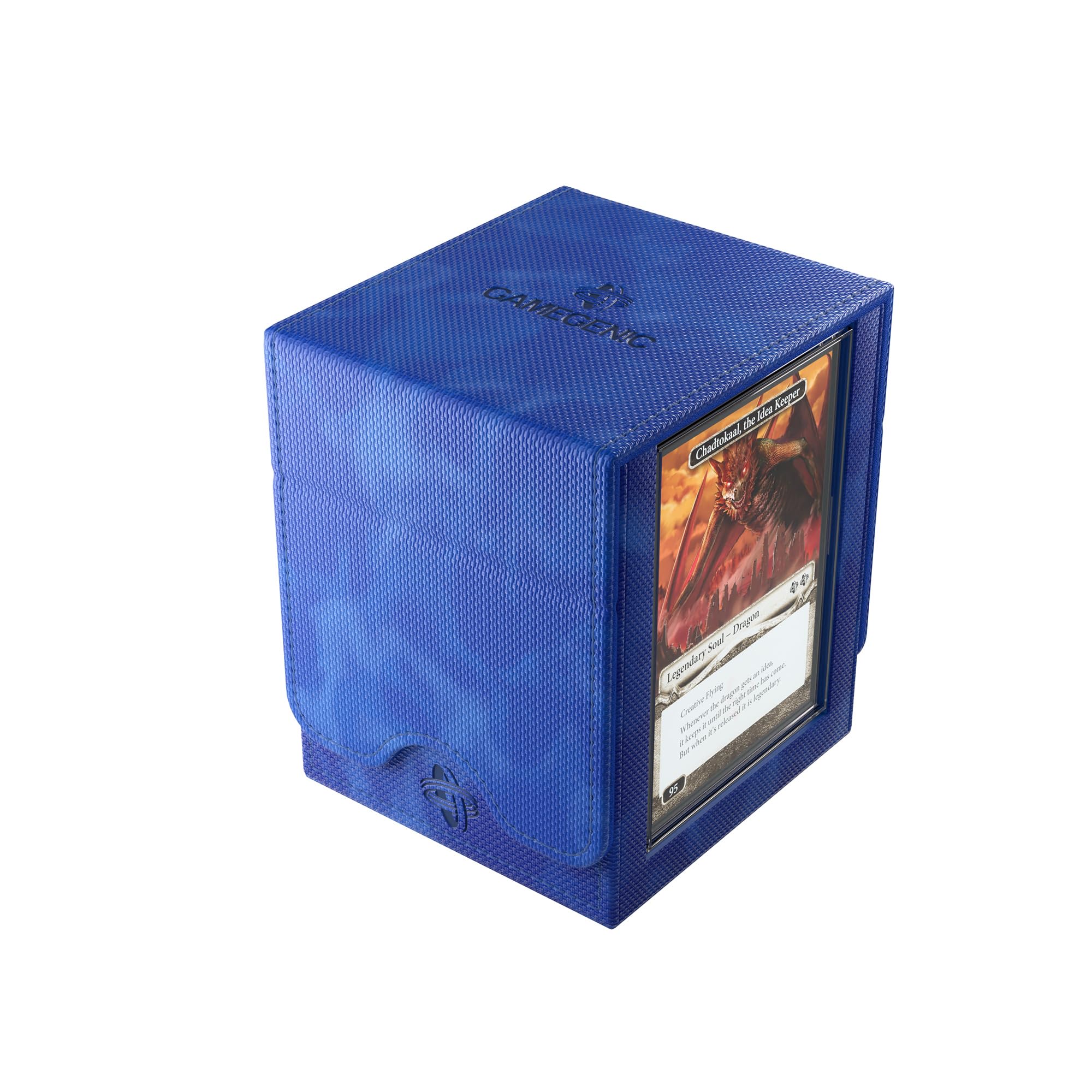 Gamegenic Magic: The Gathering Squire Plus 100+ XL Convertible Blue Commander Deck Box 7