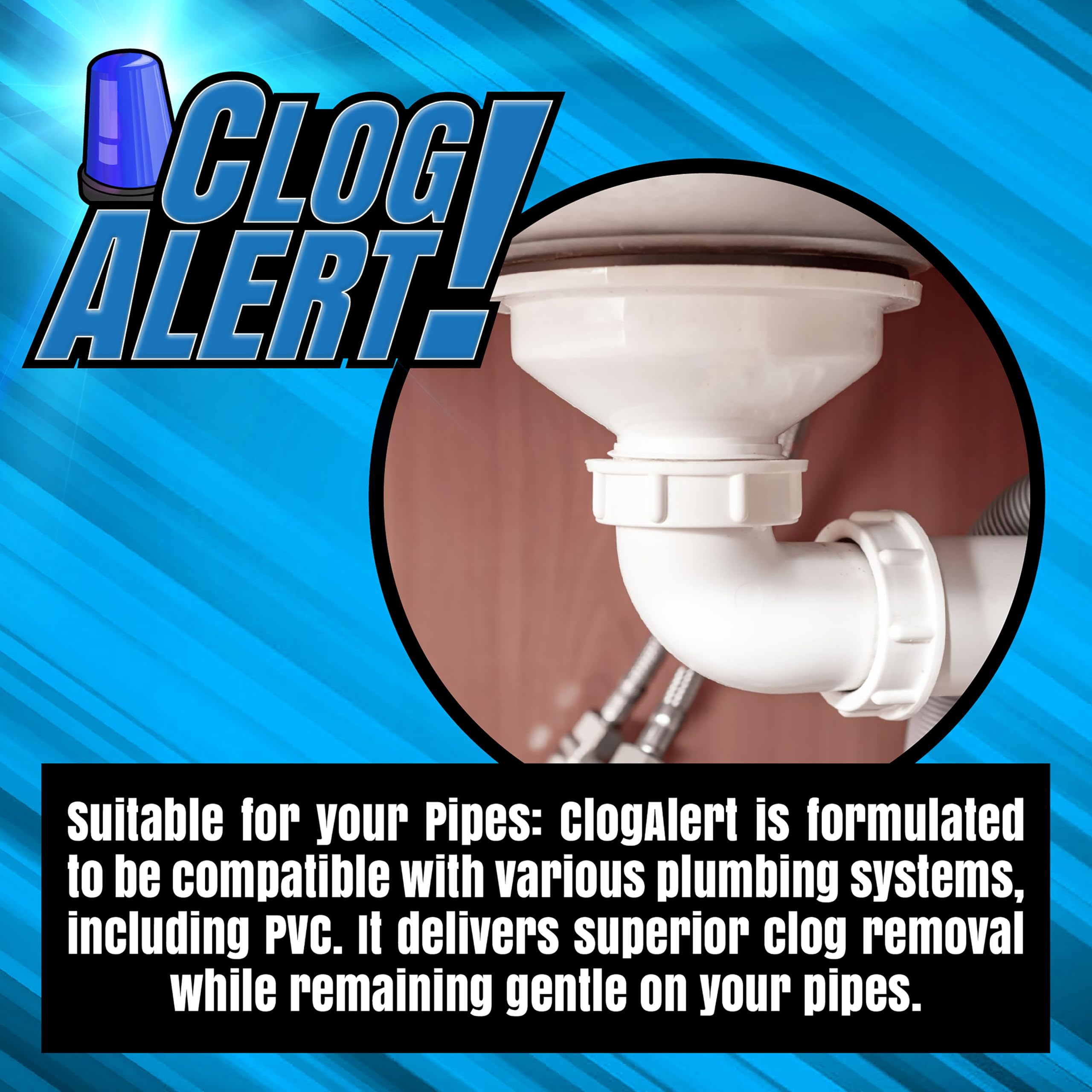 Clog Alert! - FAM1290 Bathroom Drain and Plug Hair Unblocker 7