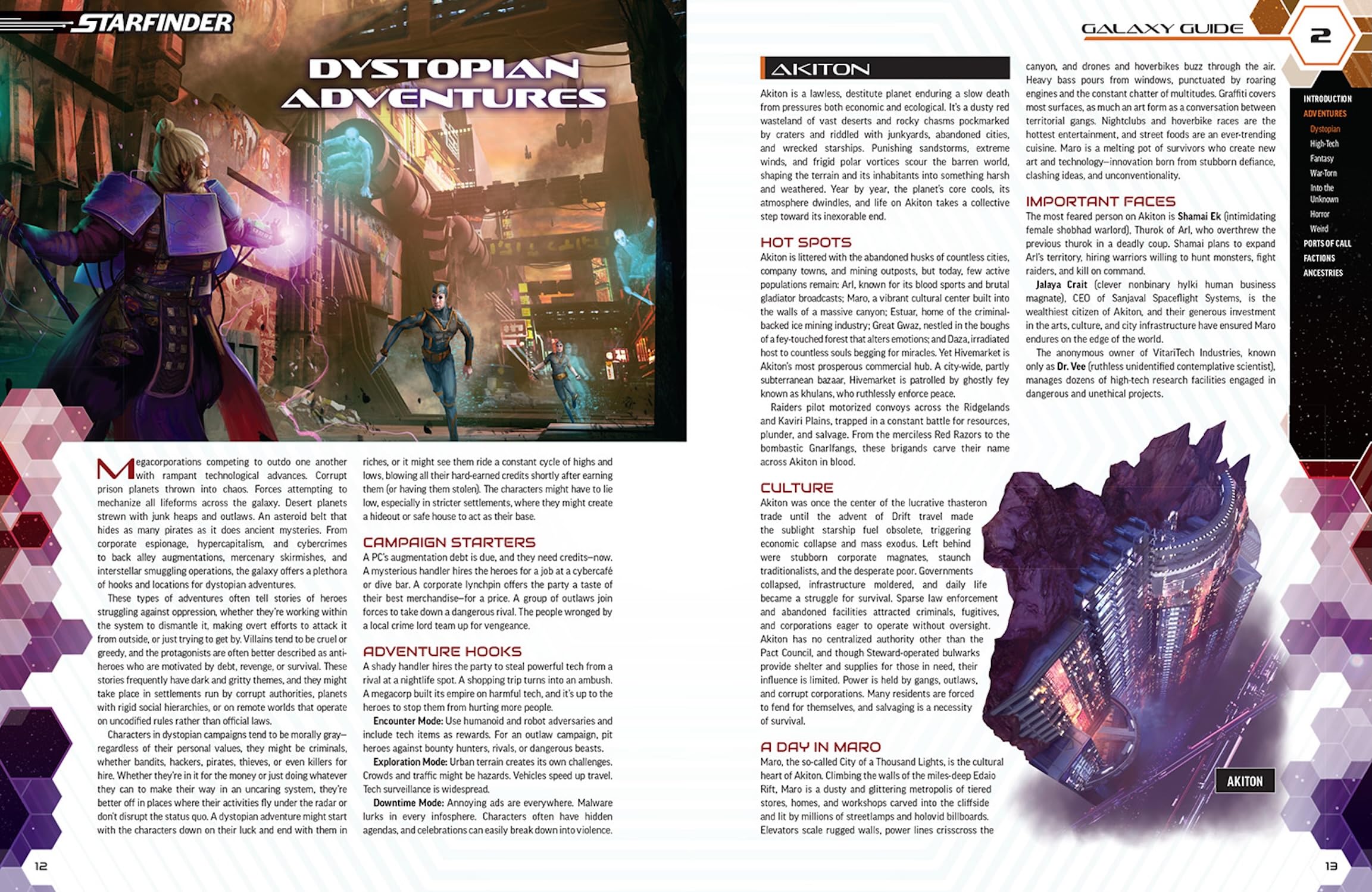 Paizo Starfinder Galaxy Guide (S2) | Starfinder Second Edition Rulebooks | Hardcover 4