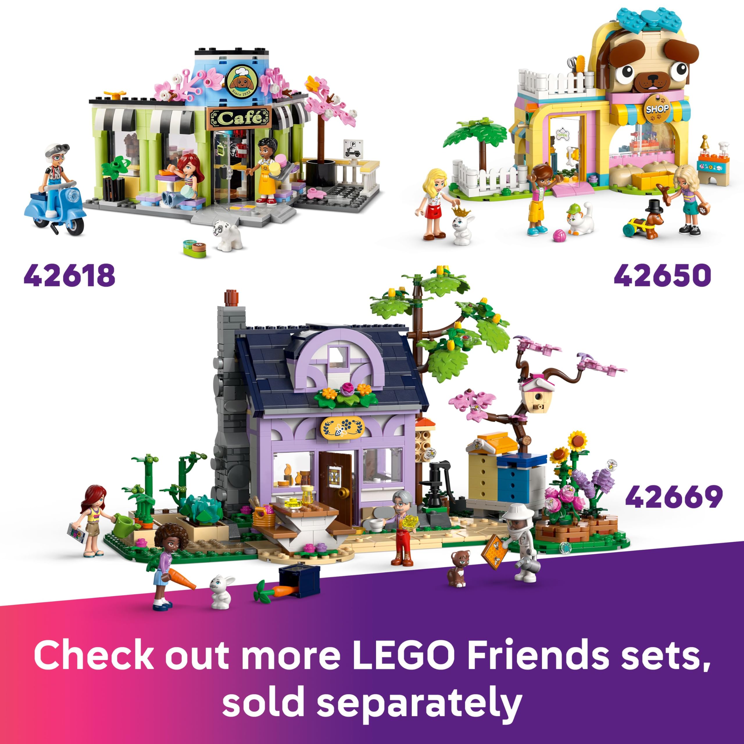 LEGO Friends Heartlake City Sweet Shop Set - Building Toy for Kids 6+ 13
