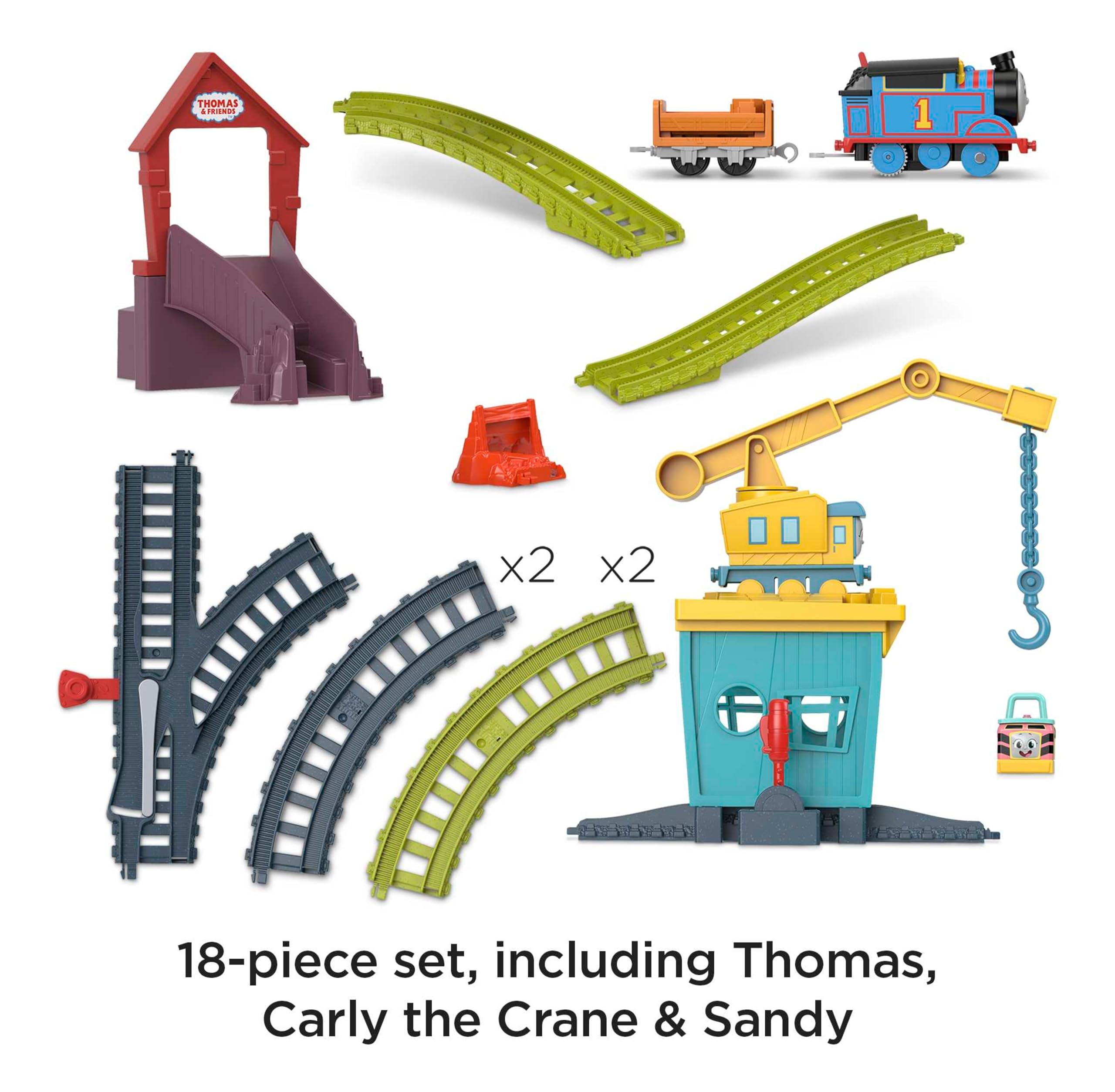 Fisher-Price Thomas and Friends Fix 'Em Up Friends - Battery-Powered Train Playset for Toddlers 11