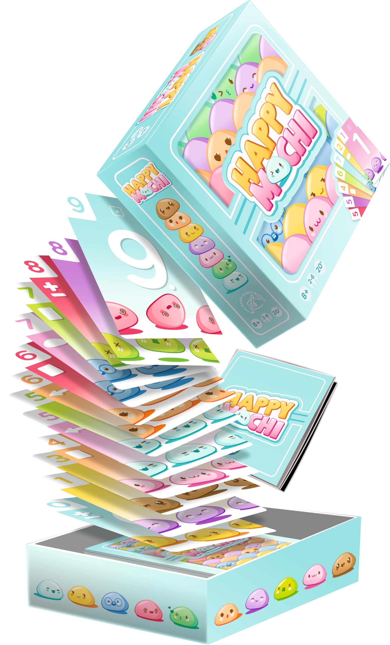 Zygomatic Happy Mochi Family Card Game for 2-6 Players, Ages 8+ 5