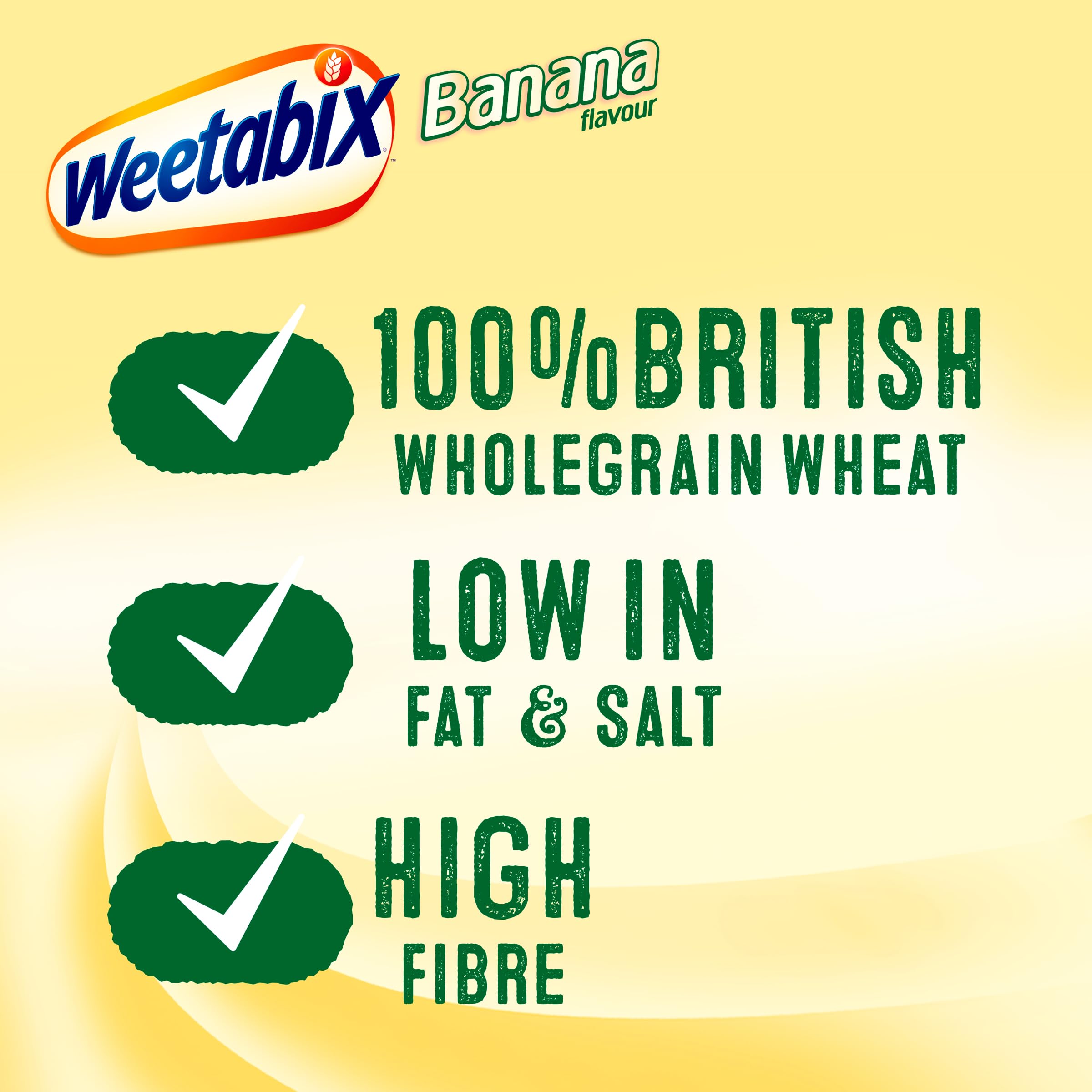Weetabix Banana Cereal Biscuits, 375g - High Fibre Breakfast Biscuits, Low in Saturated Fat, Vegetarian Friendly 3