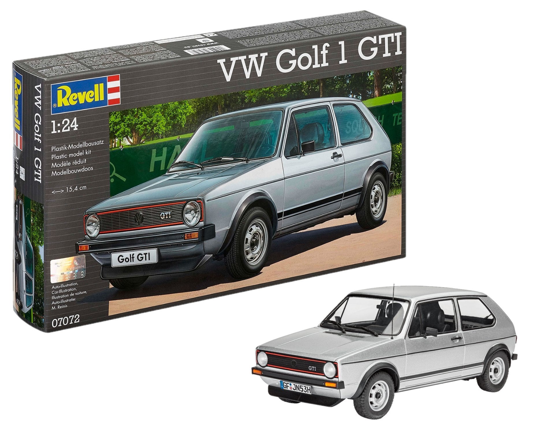 Revell VW Golf 1 GTI Model Kit - 121-Piece Building Set for Ages 10+ 14