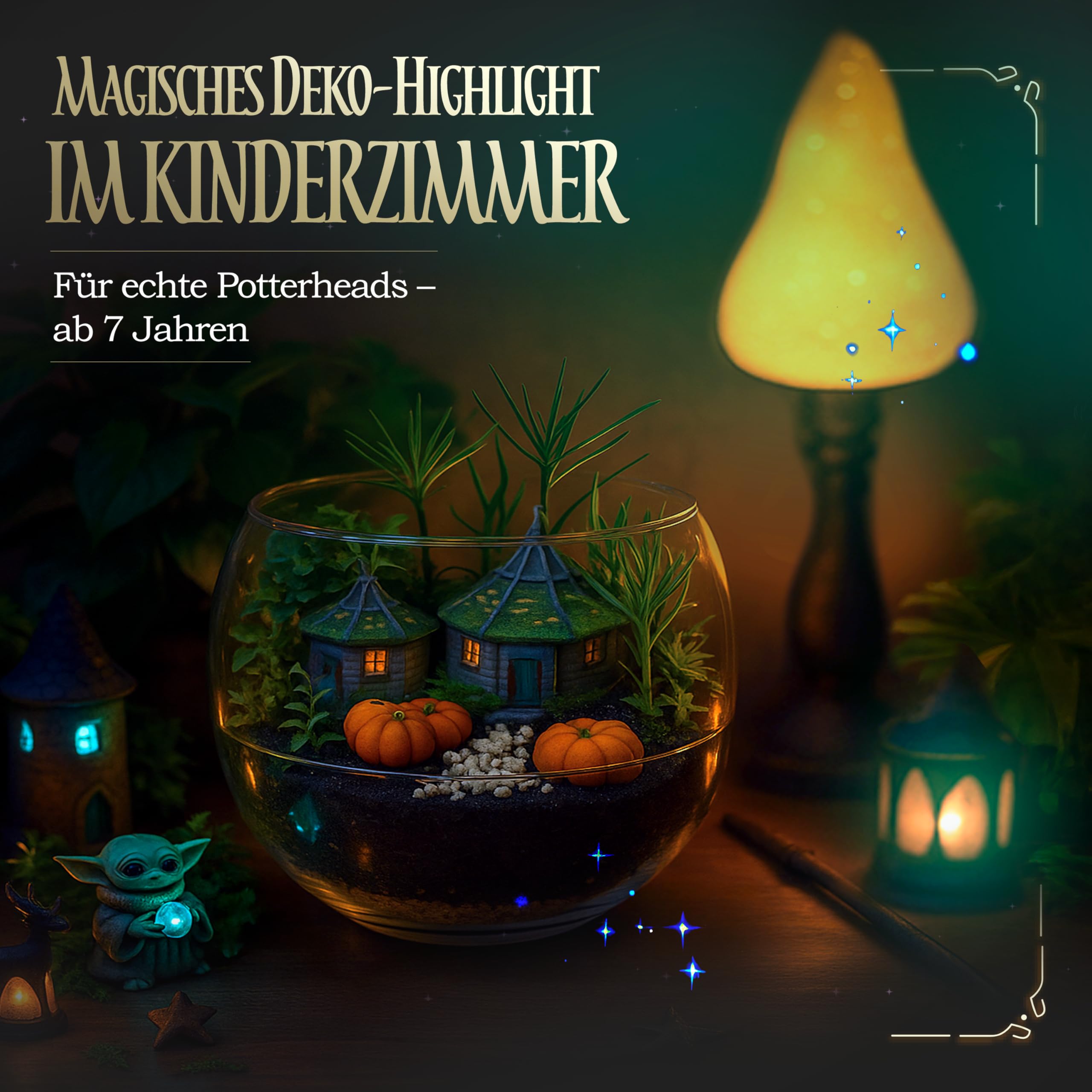 Clementoni 19248 Terrarium - Harry Potter Hagrid's Hut Educational Kit for Kids Ages 7+ 14